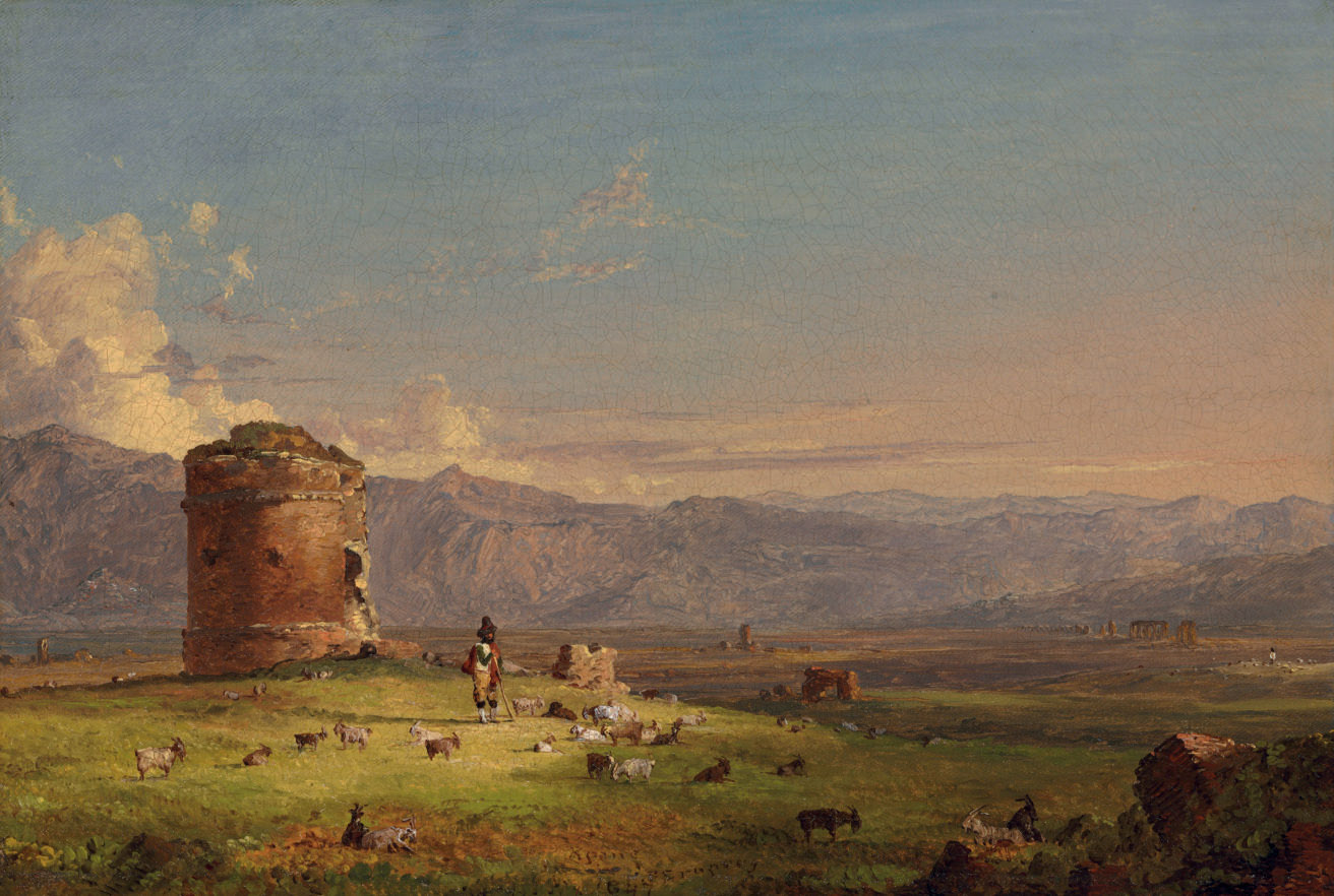 Jasper Francis Cropsey — Башня деи Скьяви