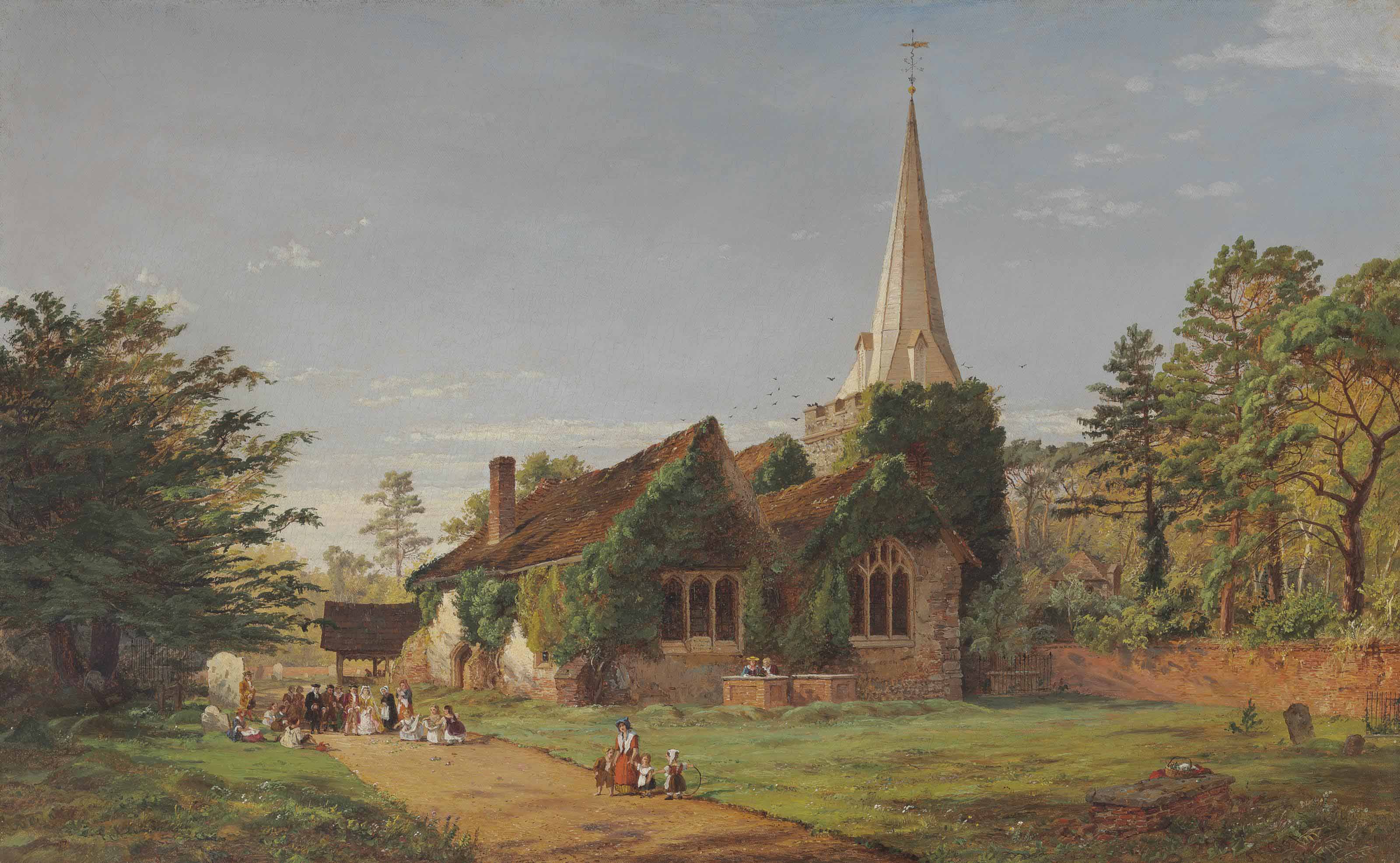 Jasper Francis Cropsey — Топить пожарища