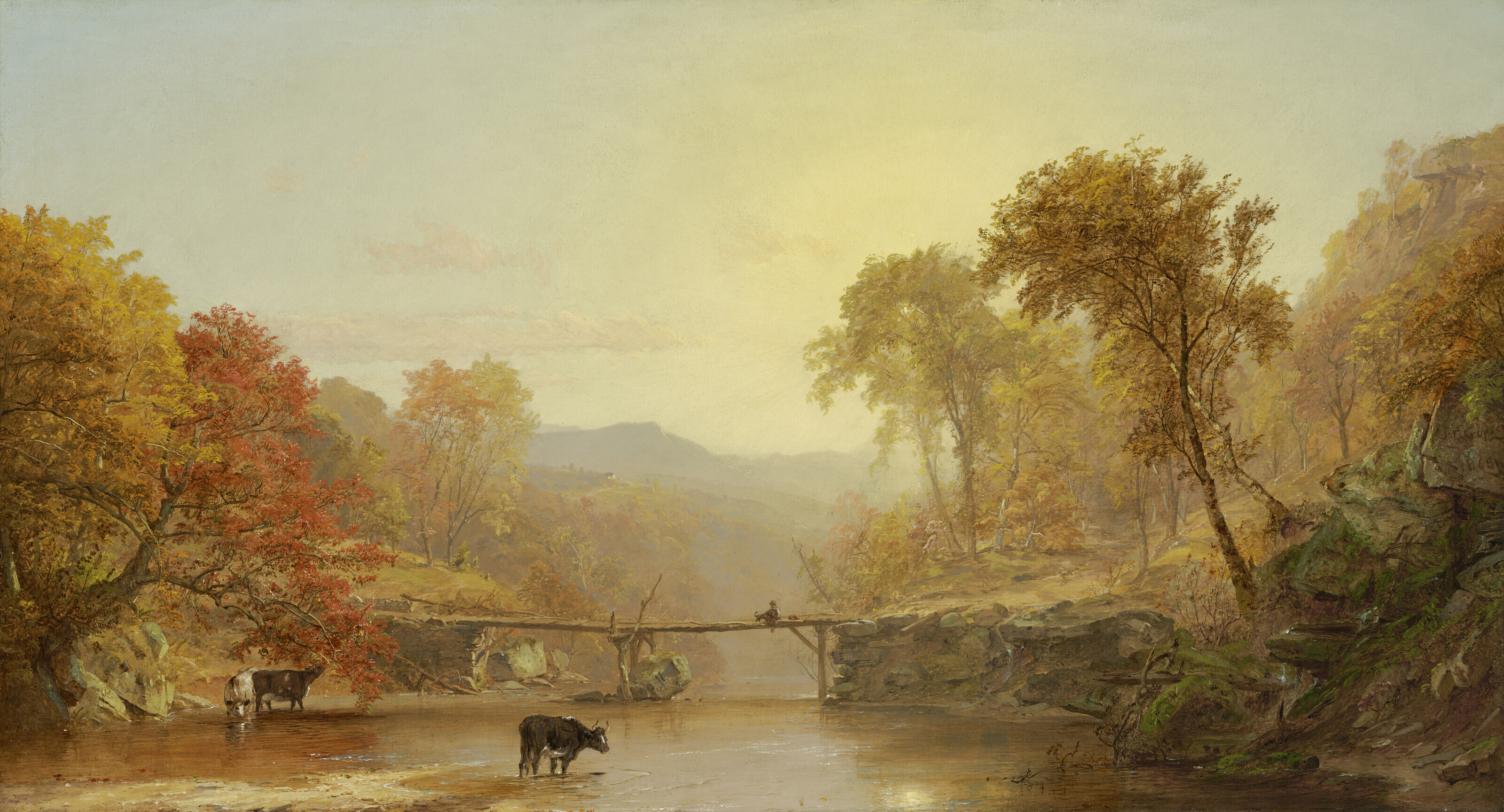 Jasper Francis Cropsey — Смотрю на ручей