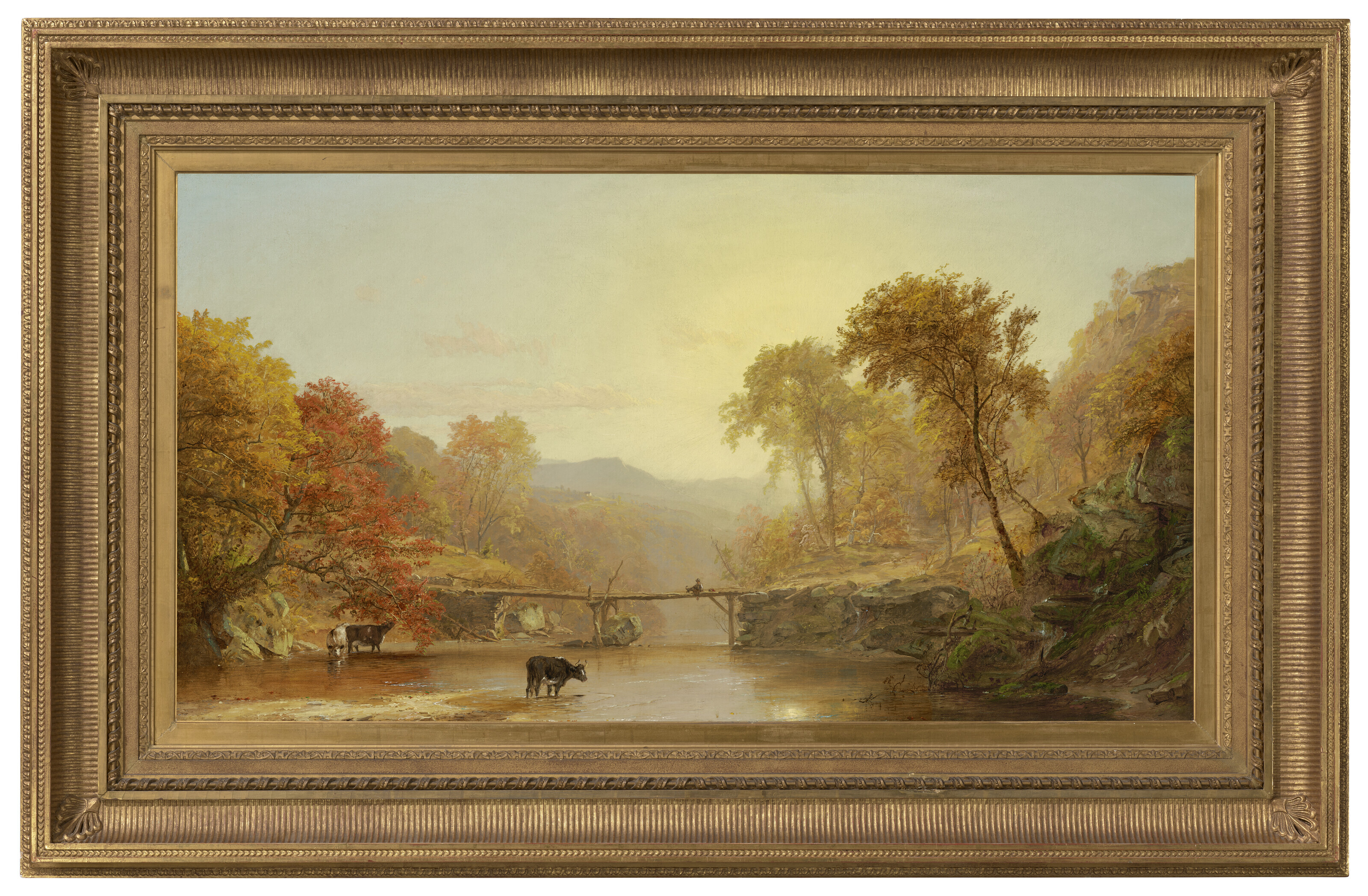 Jasper Francis Cropsey — Смотрю на ручей, изображение 2