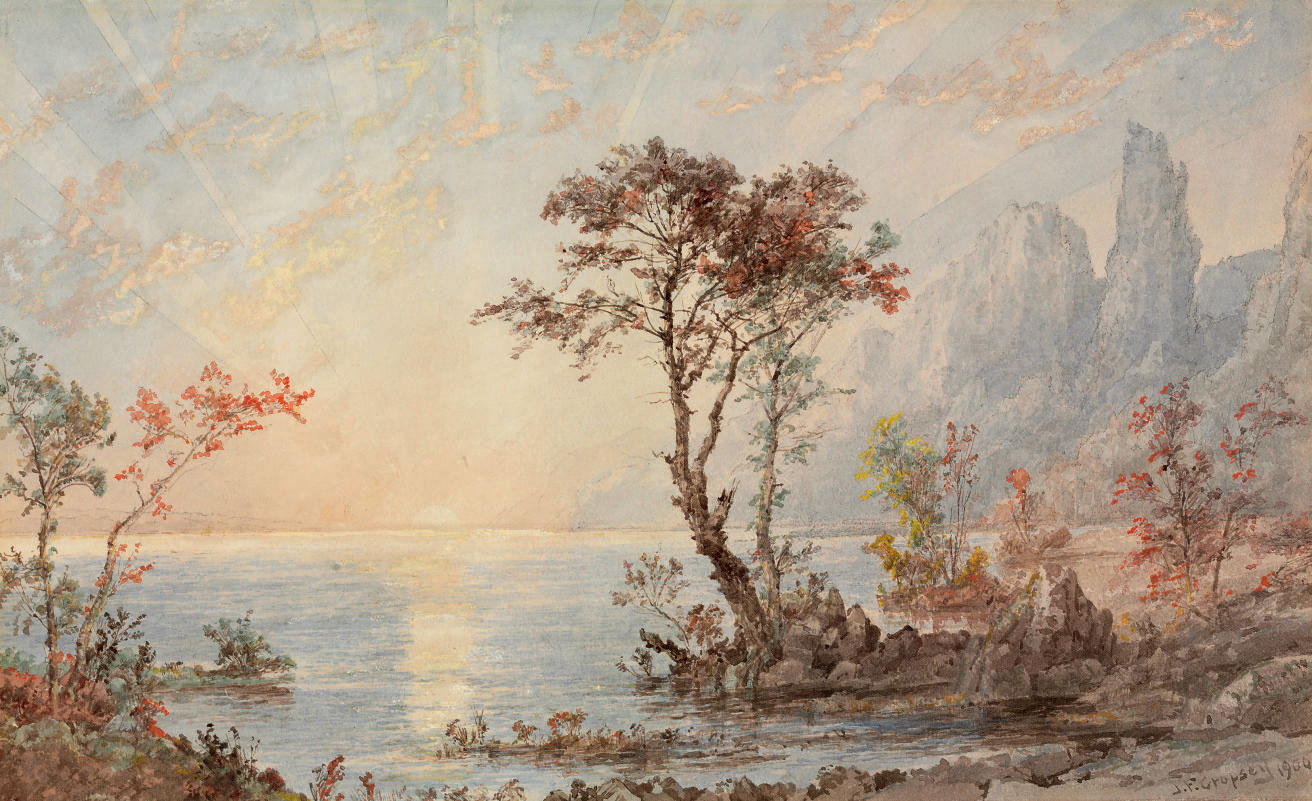 Jasper Francis Cropsey — Под палисадами