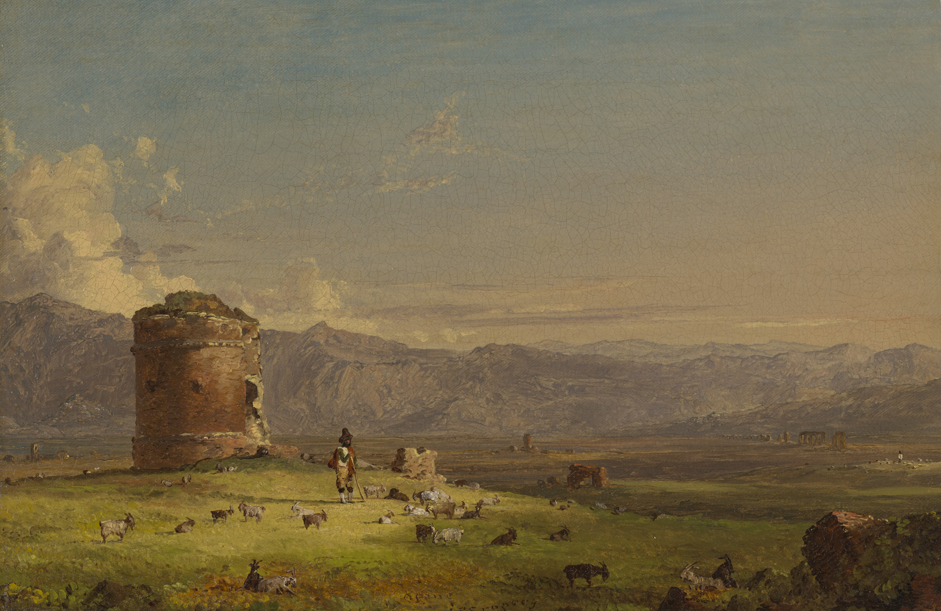 Jasper Francis Cropsey — Башня деи Скьяви