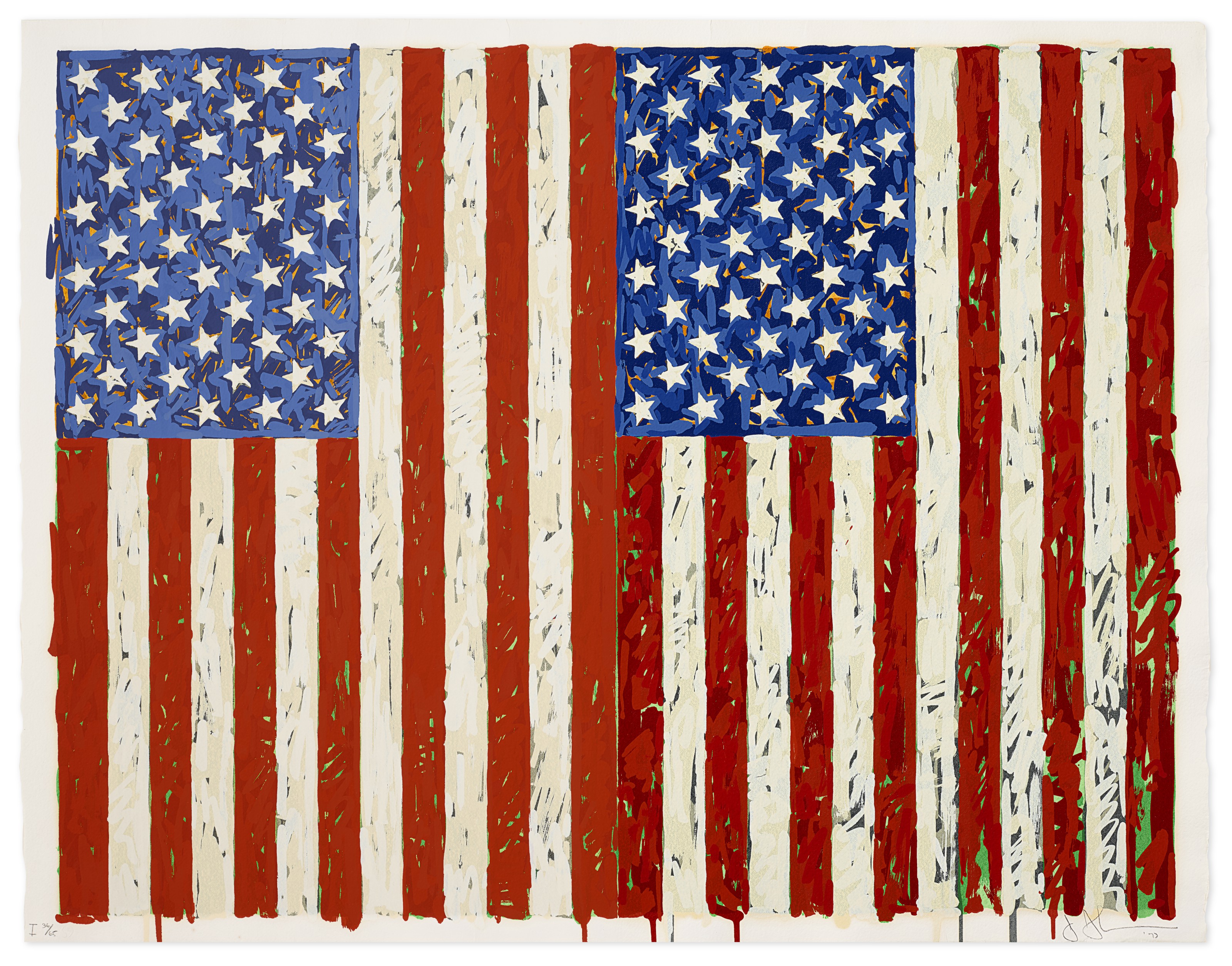Jasper Johns — Флаги 1, изображение 1