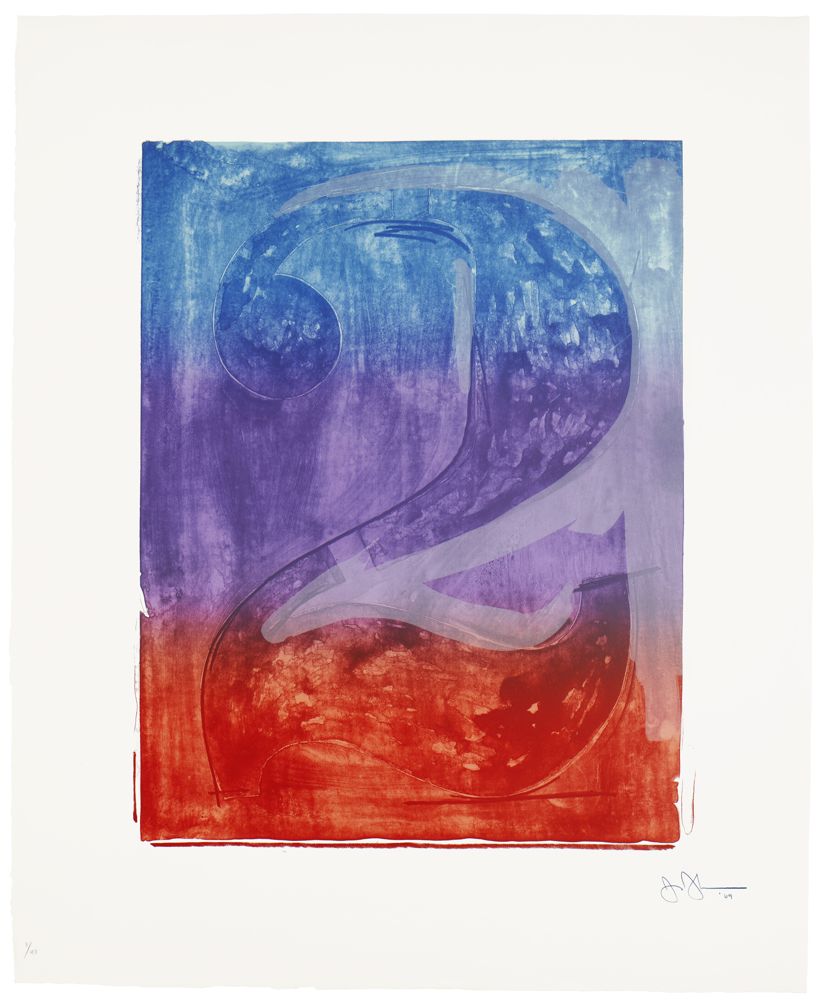 Jasper Johns — Серия цветных цифр, изображение 4