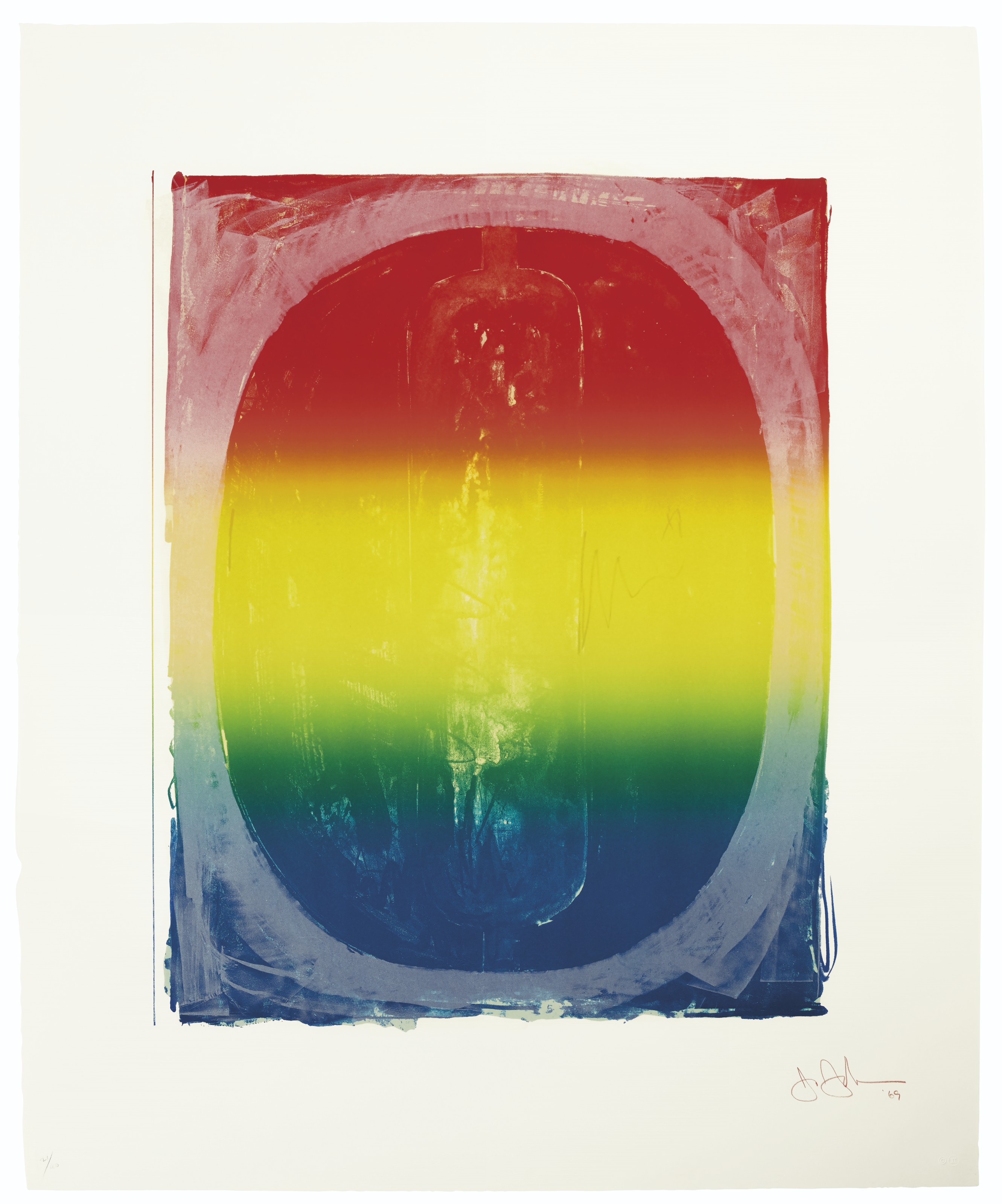 Jasper Johns — Серия цветных цифр, изображение 11