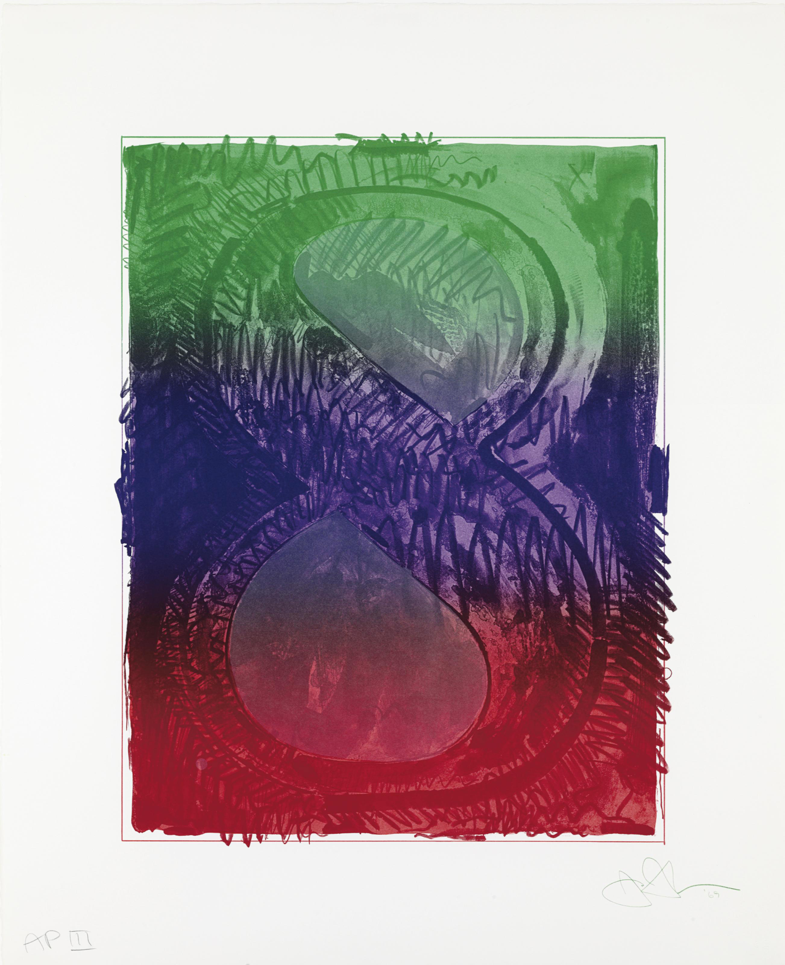 Jasper Johns — Серия цветных цифр (ULAE 59-68), изображение 9