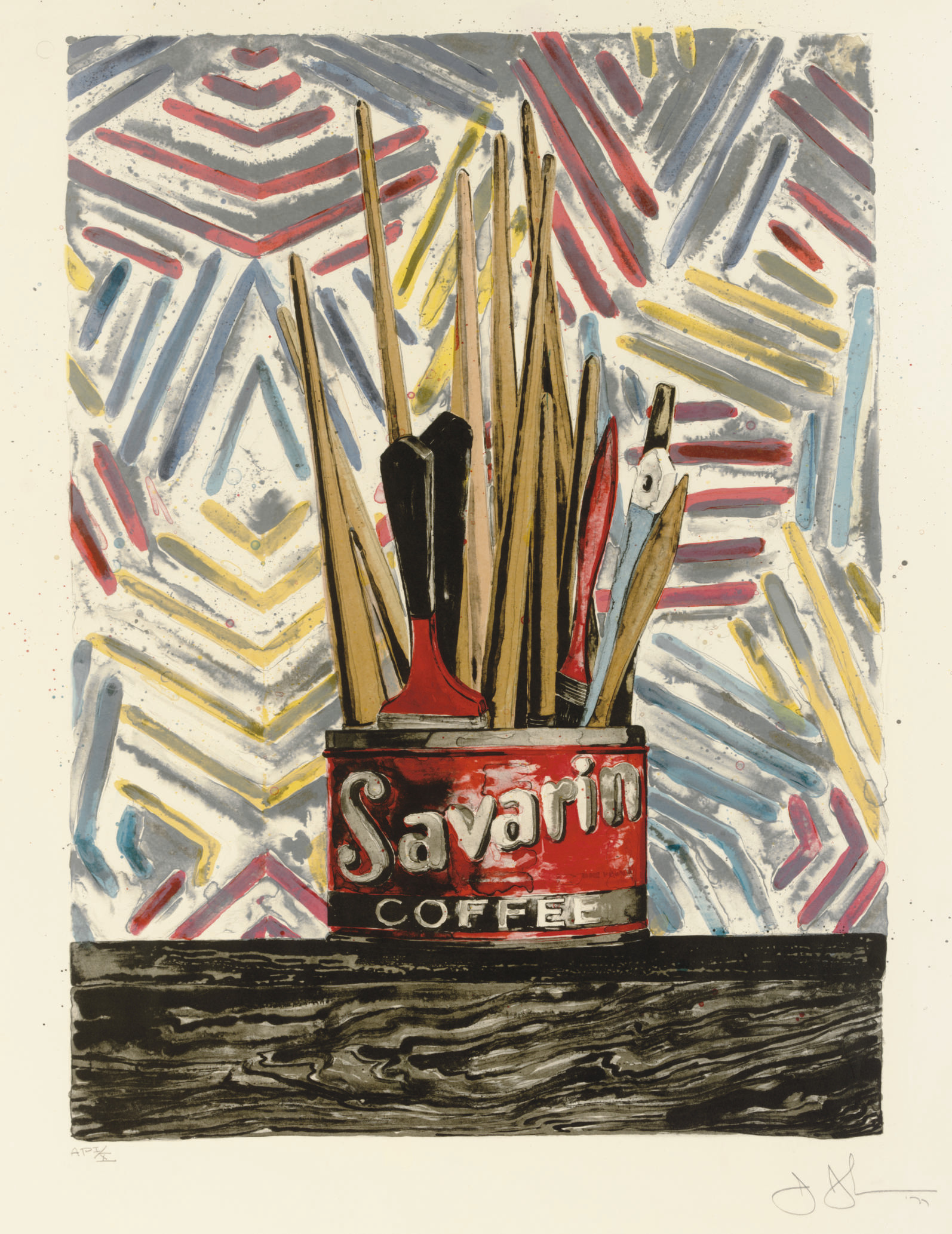 Jasper Johns — Саварин (ULAE 183)