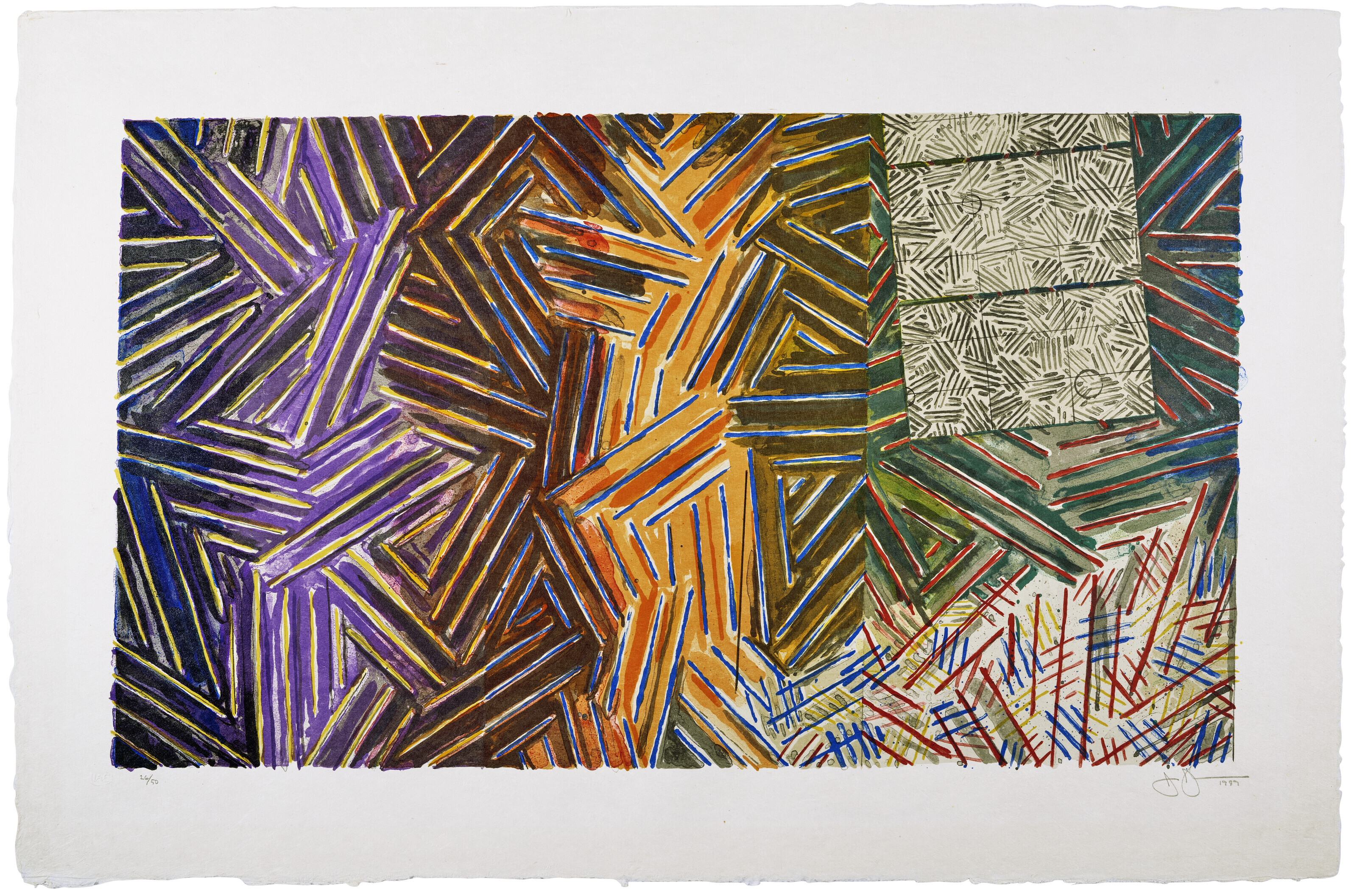 Jasper Johns — Между часами и кроватью