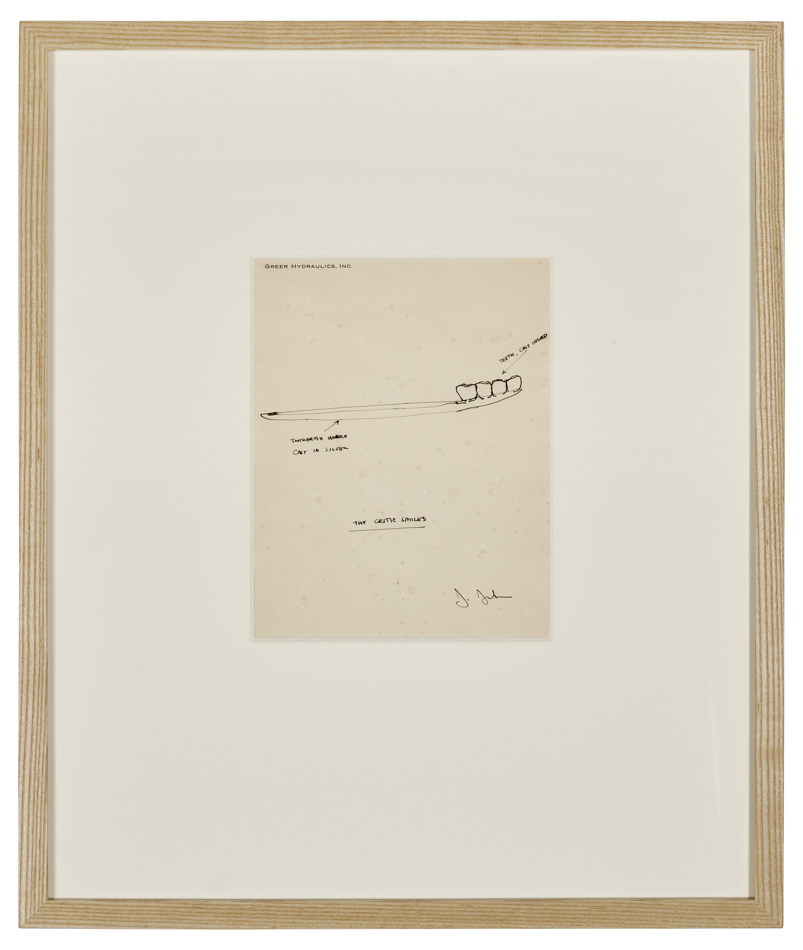 Jasper Johns — Критик улыбается, изображение 2
