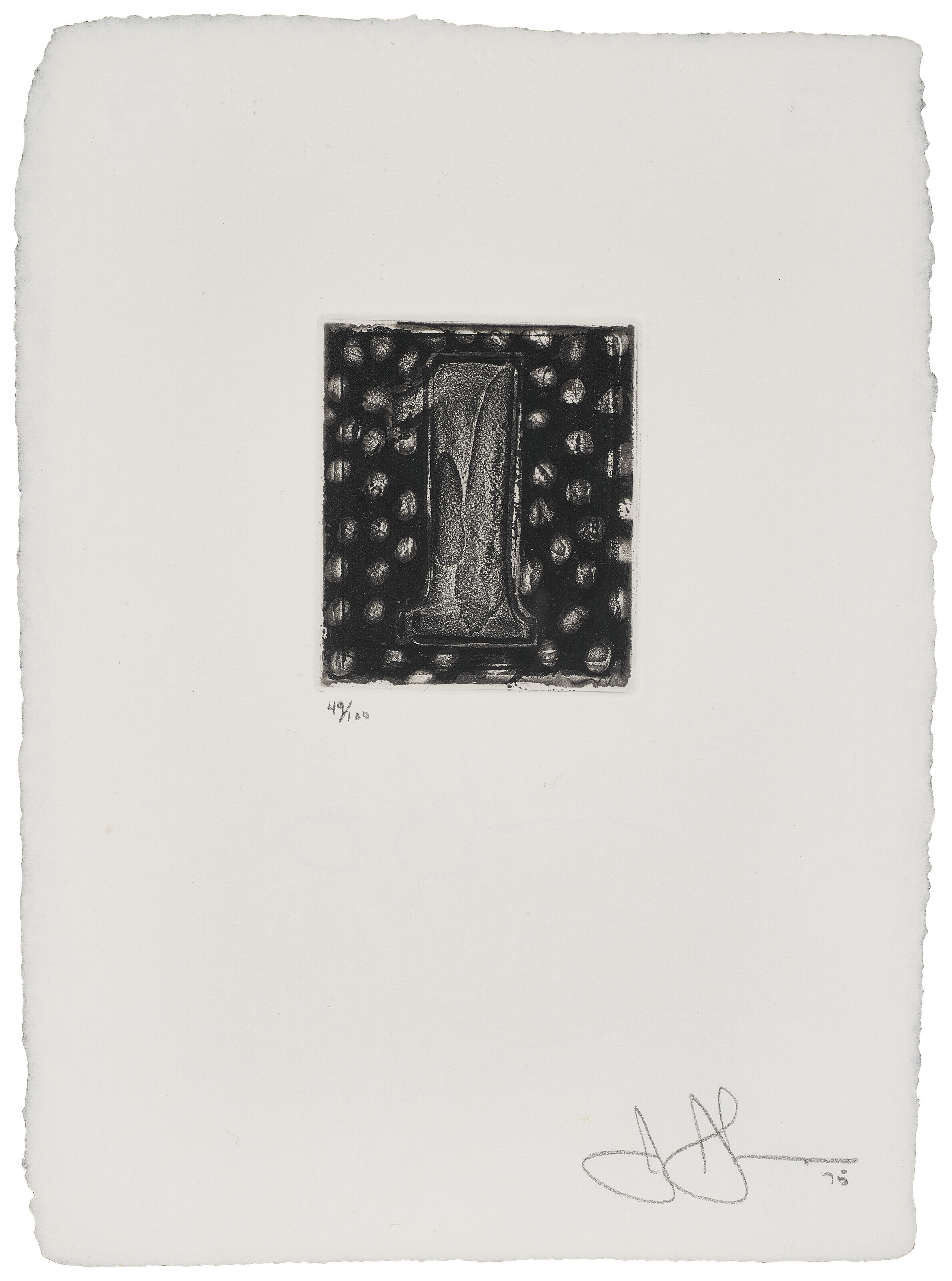 Jasper Johns — 0-9 (Набор из десяти цифр), изображение 3