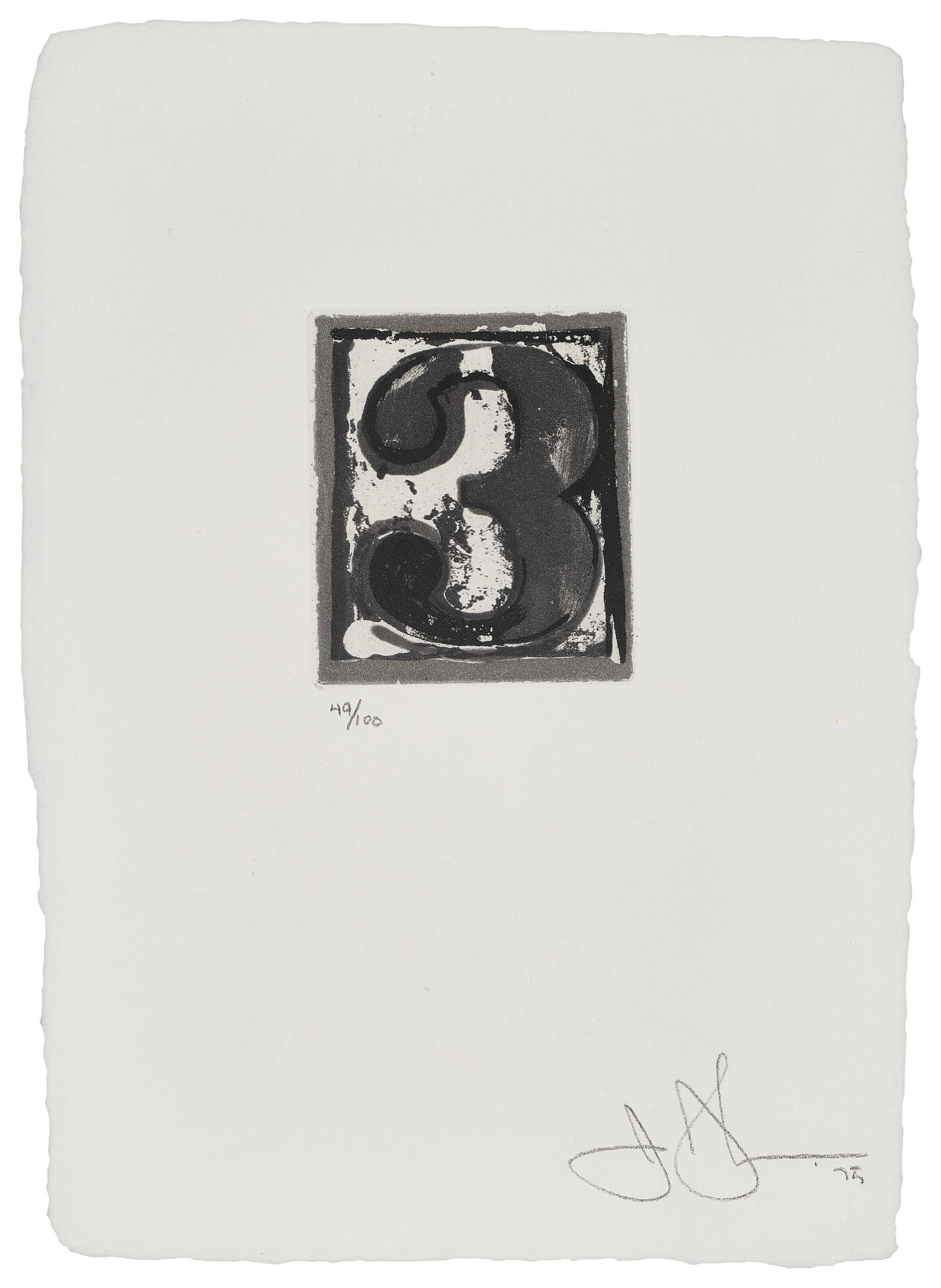 Jasper Johns — 0-9 (Набор из десяти цифр), изображение 5