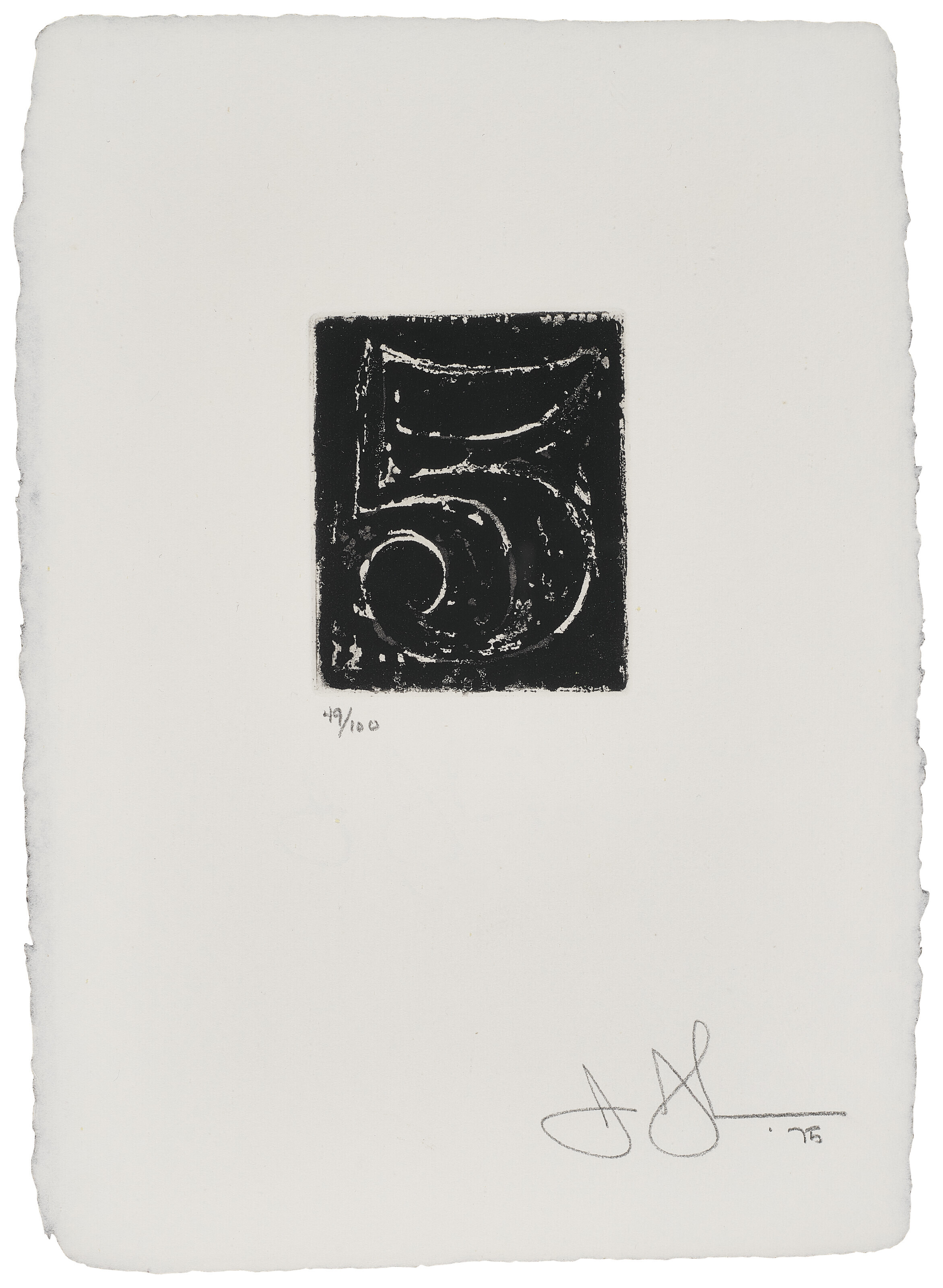 Jasper Johns — 0-9 (Набор из десяти цифр), изображение 7