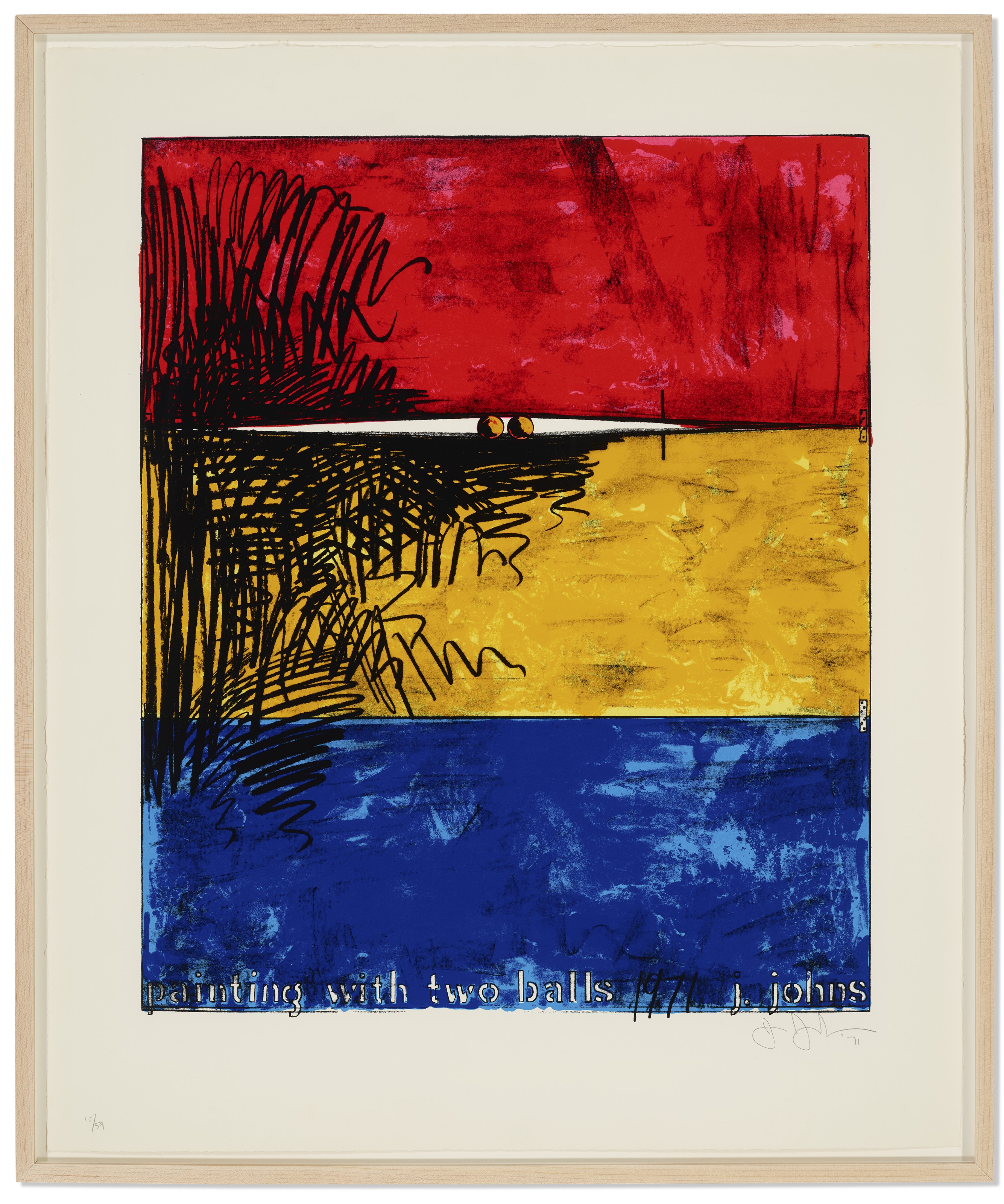 Jasper Johns — Рисование двумя шариками, изображение 2
