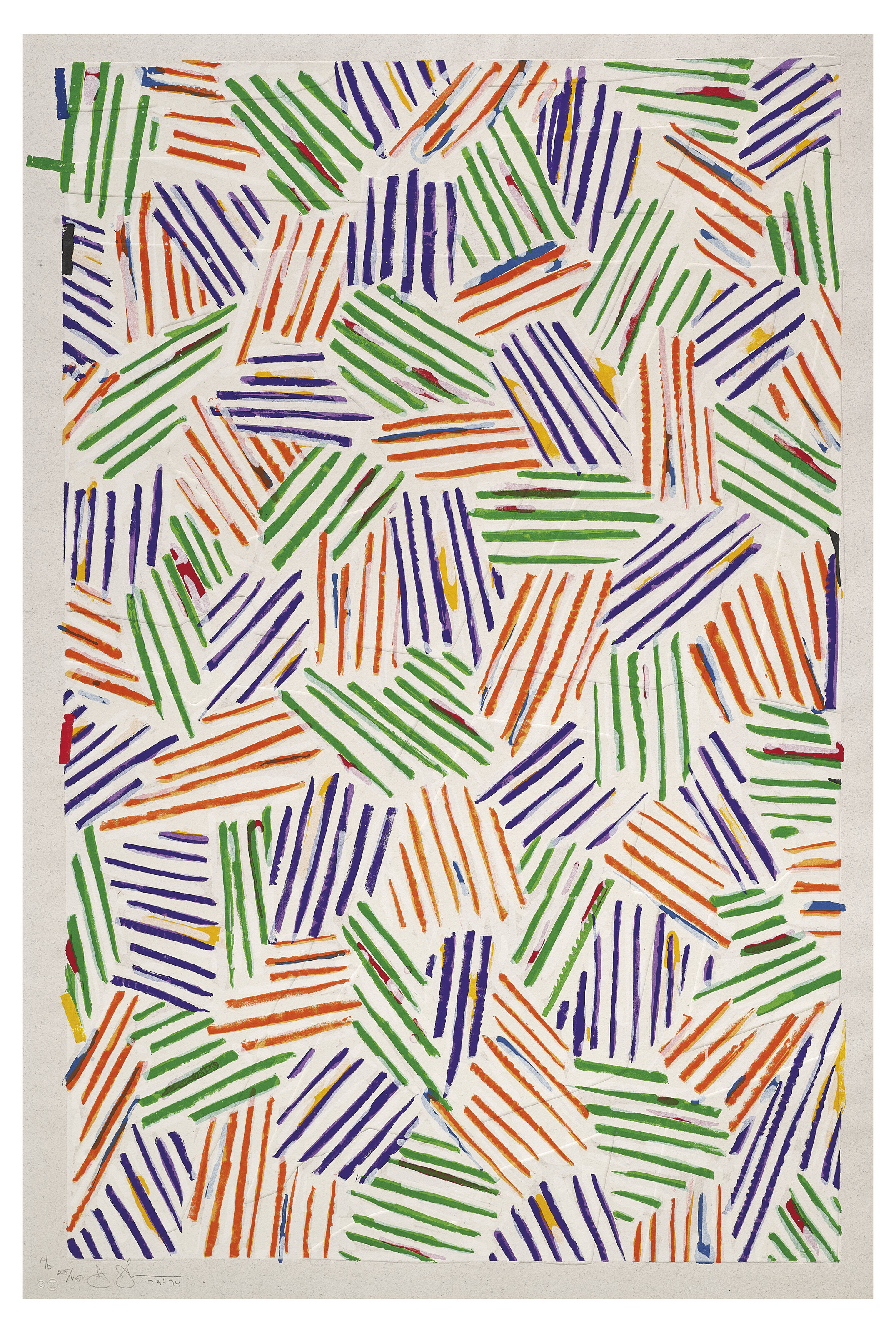 Jasper Johns — Четыре панно из фильма "Без названия", изображение 2