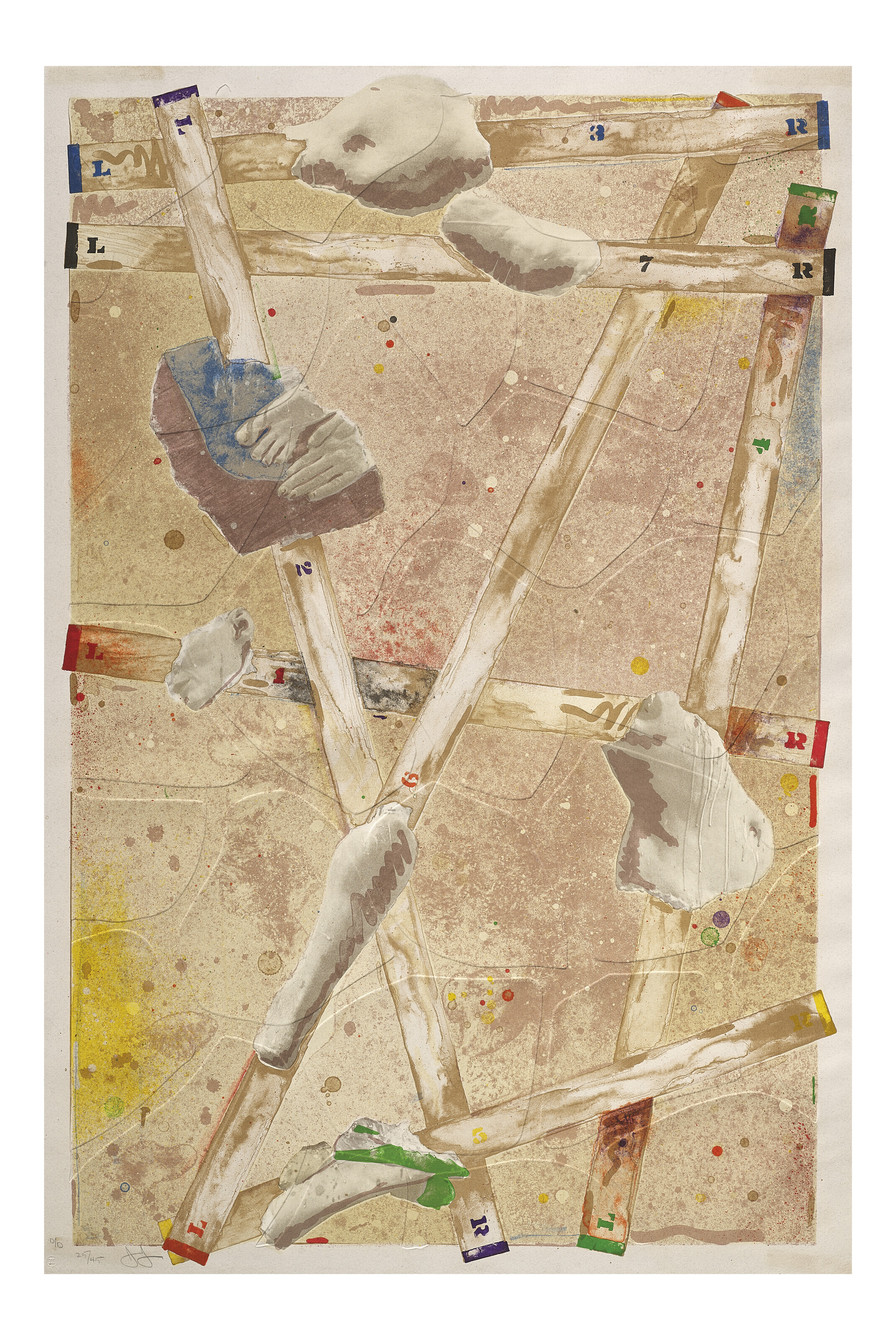 Jasper Johns — Четыре панно из фильма "Без названия", изображение 5