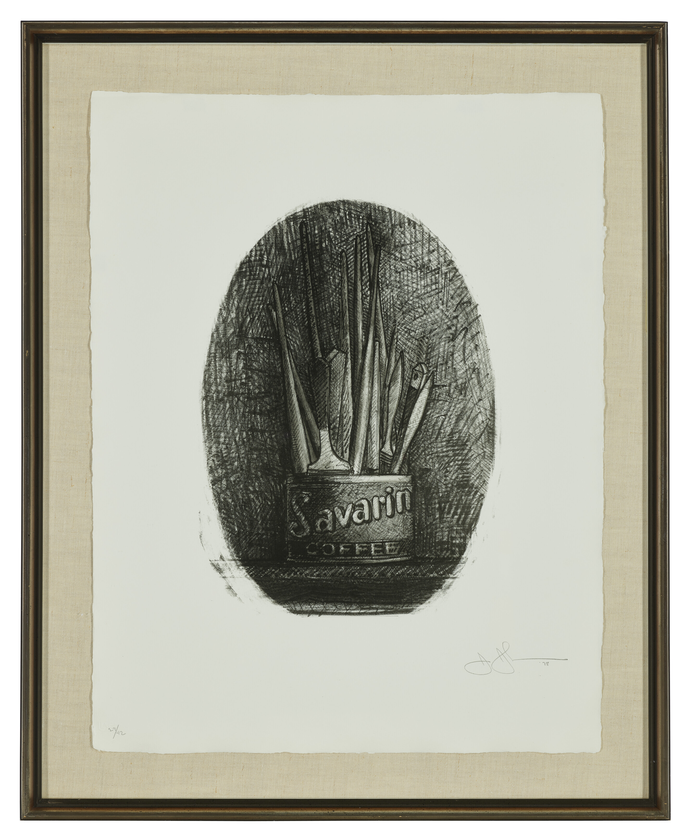 Jasper Johns — Саварин 4 (овальный), изображение 2
