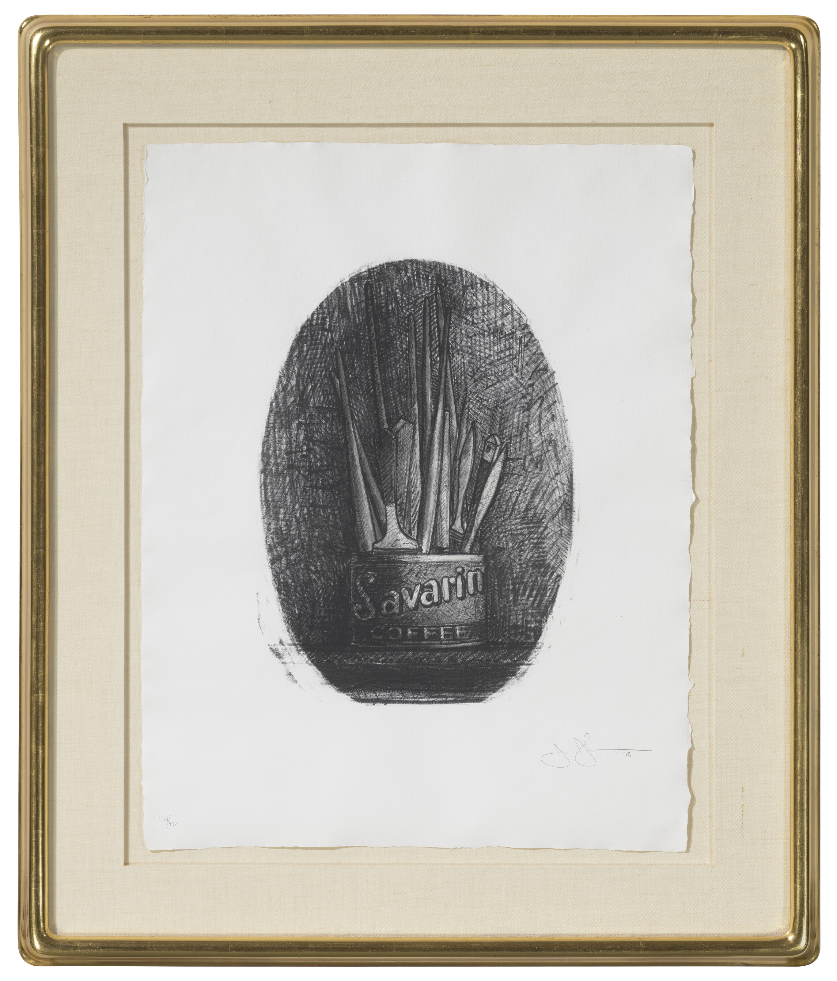 Jasper Johns — Саварин 4 (овальный), изображение 2