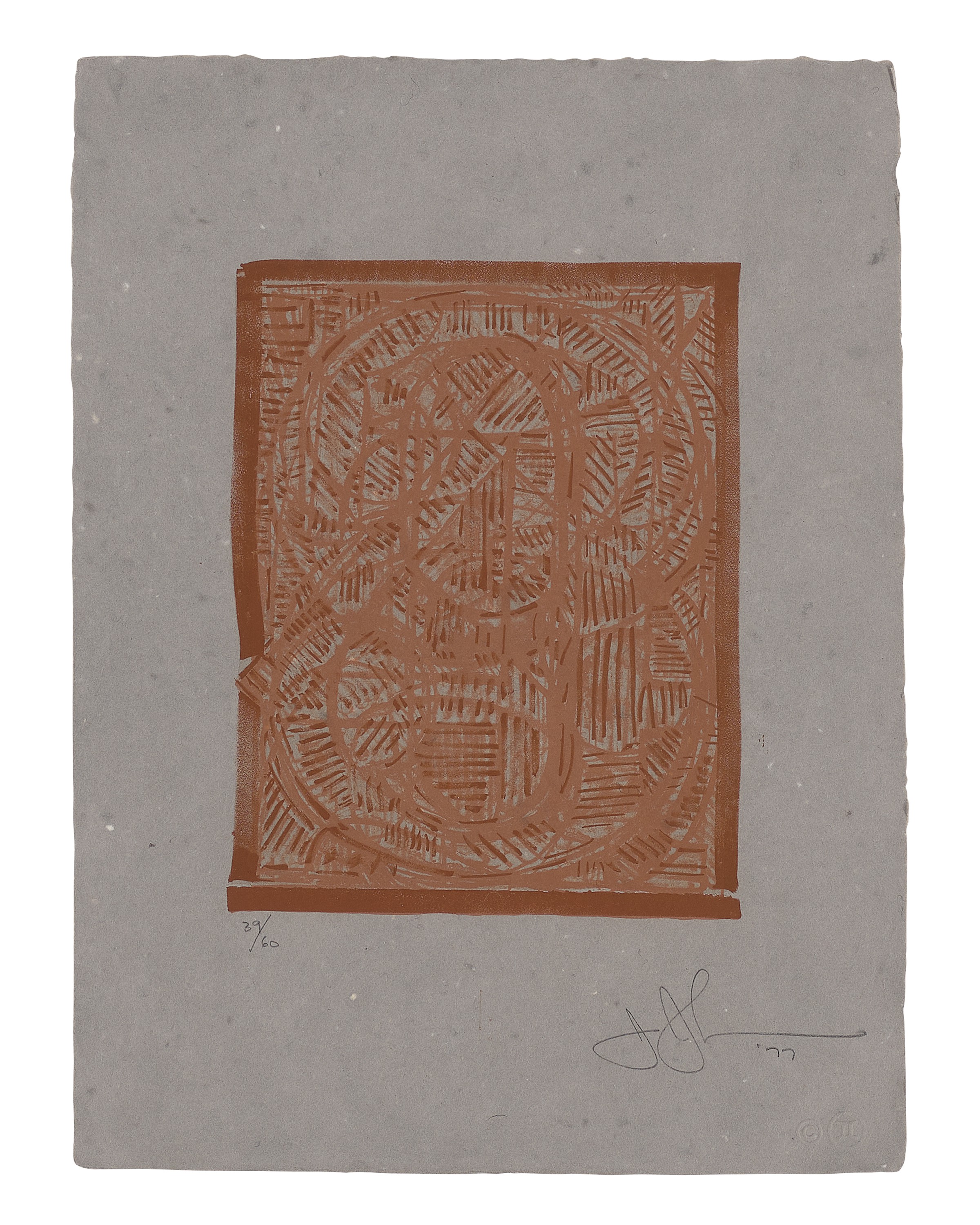 Jasper Johns — Три гравюры художника, изображение 3