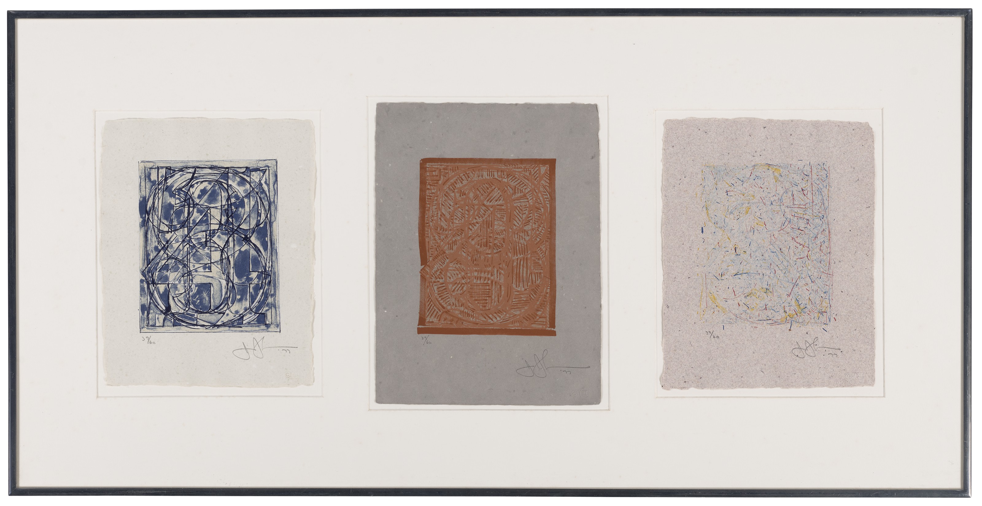 Jasper Johns — Три гравюры художника, изображение 5