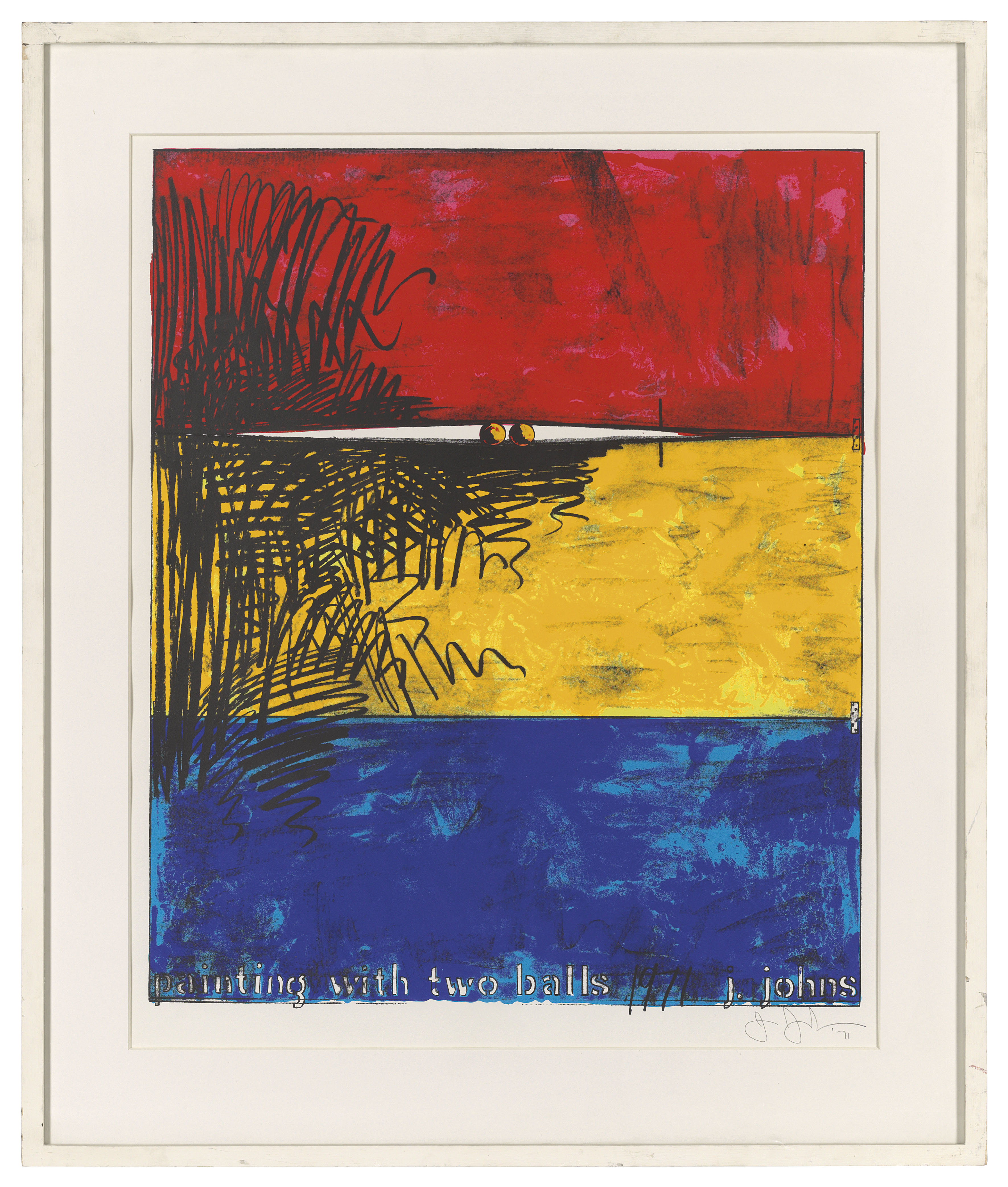 Jasper Johns — Рисование двумя шариками, изображение 2