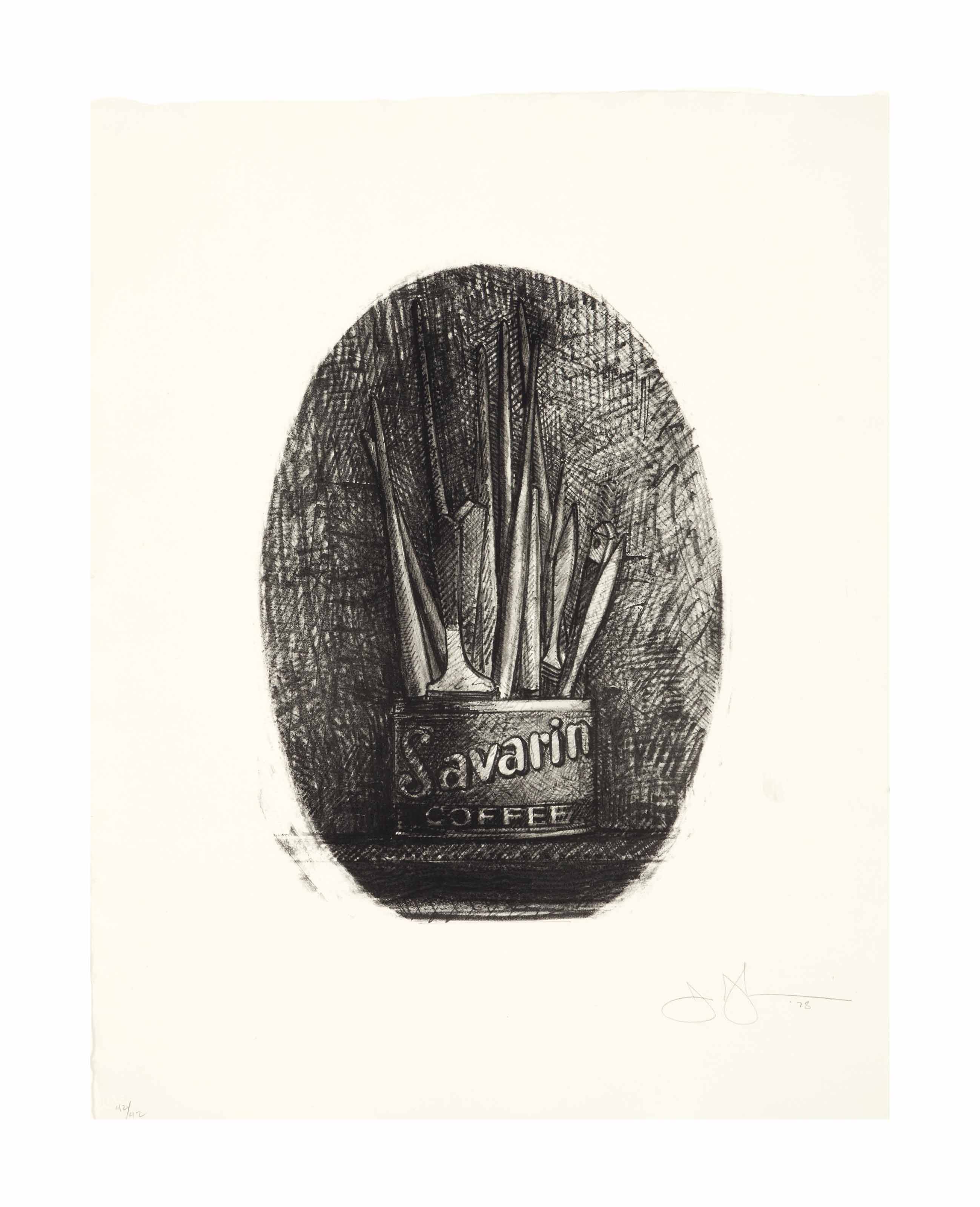 Jasper Johns — Саварин 4 (овальный)