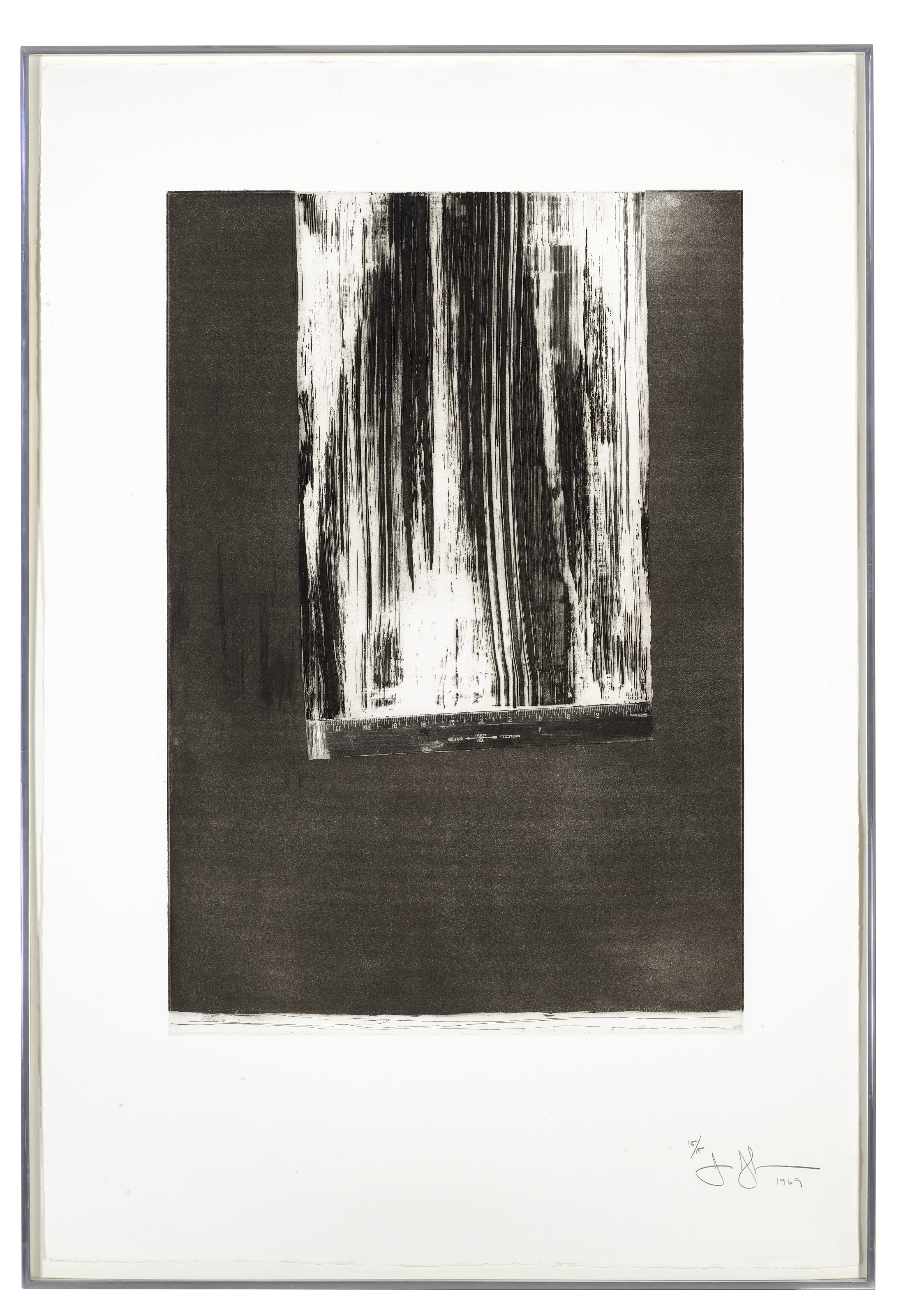 Jasper Johns — Без названия, Второй штат, изображение 2