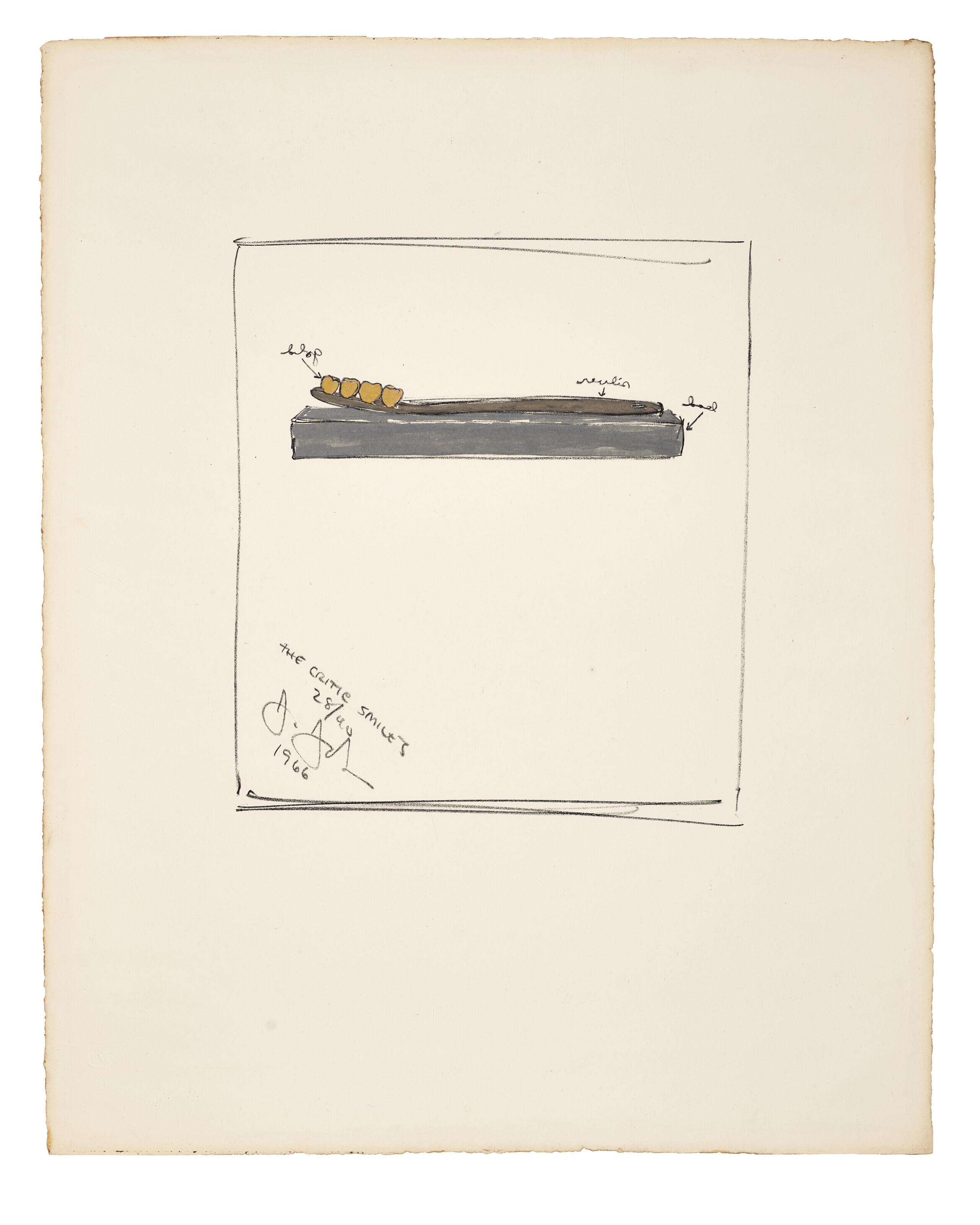 Jasper Johns — Критик улыбается