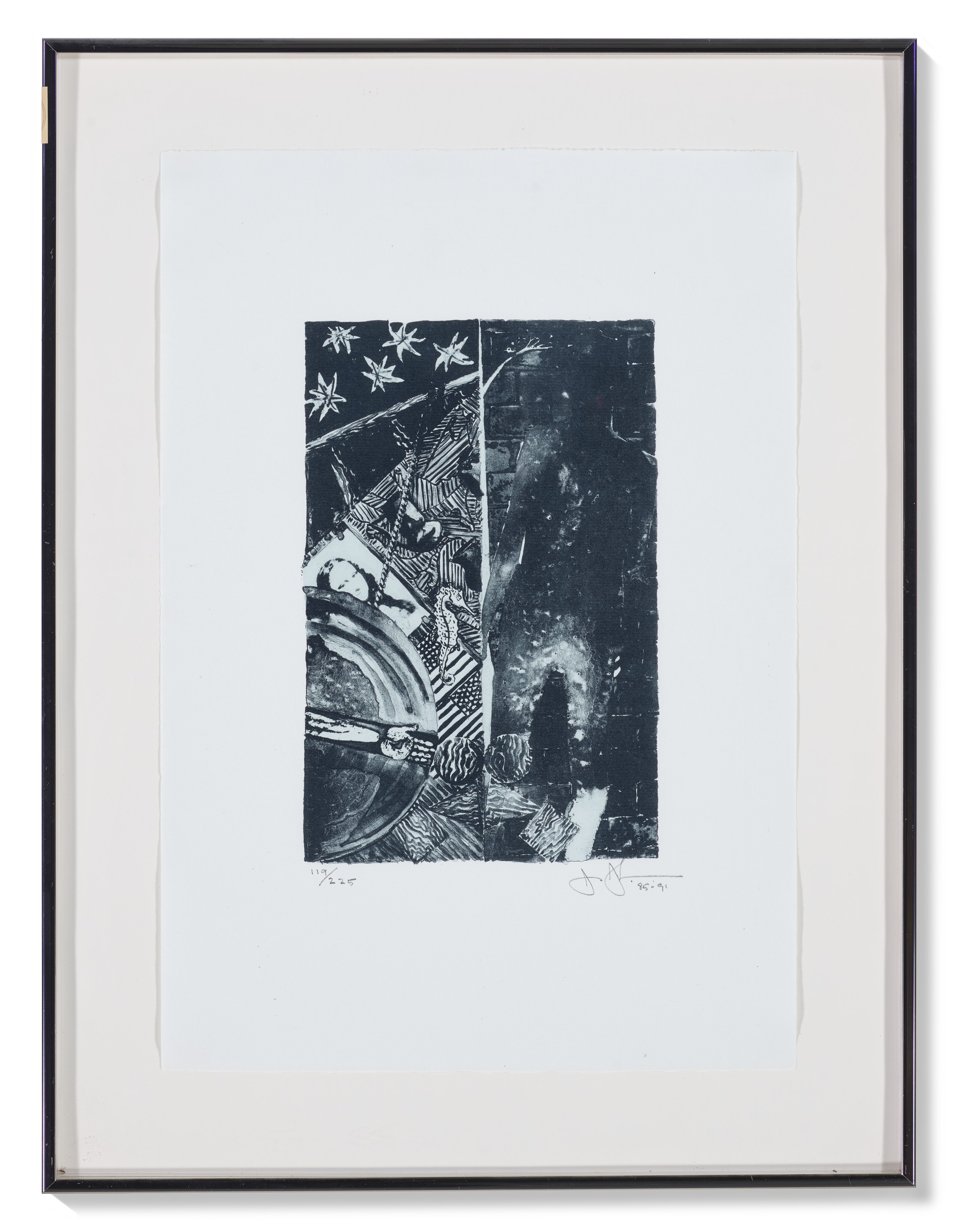 Jasper Johns — Лето (синее), изображение 2