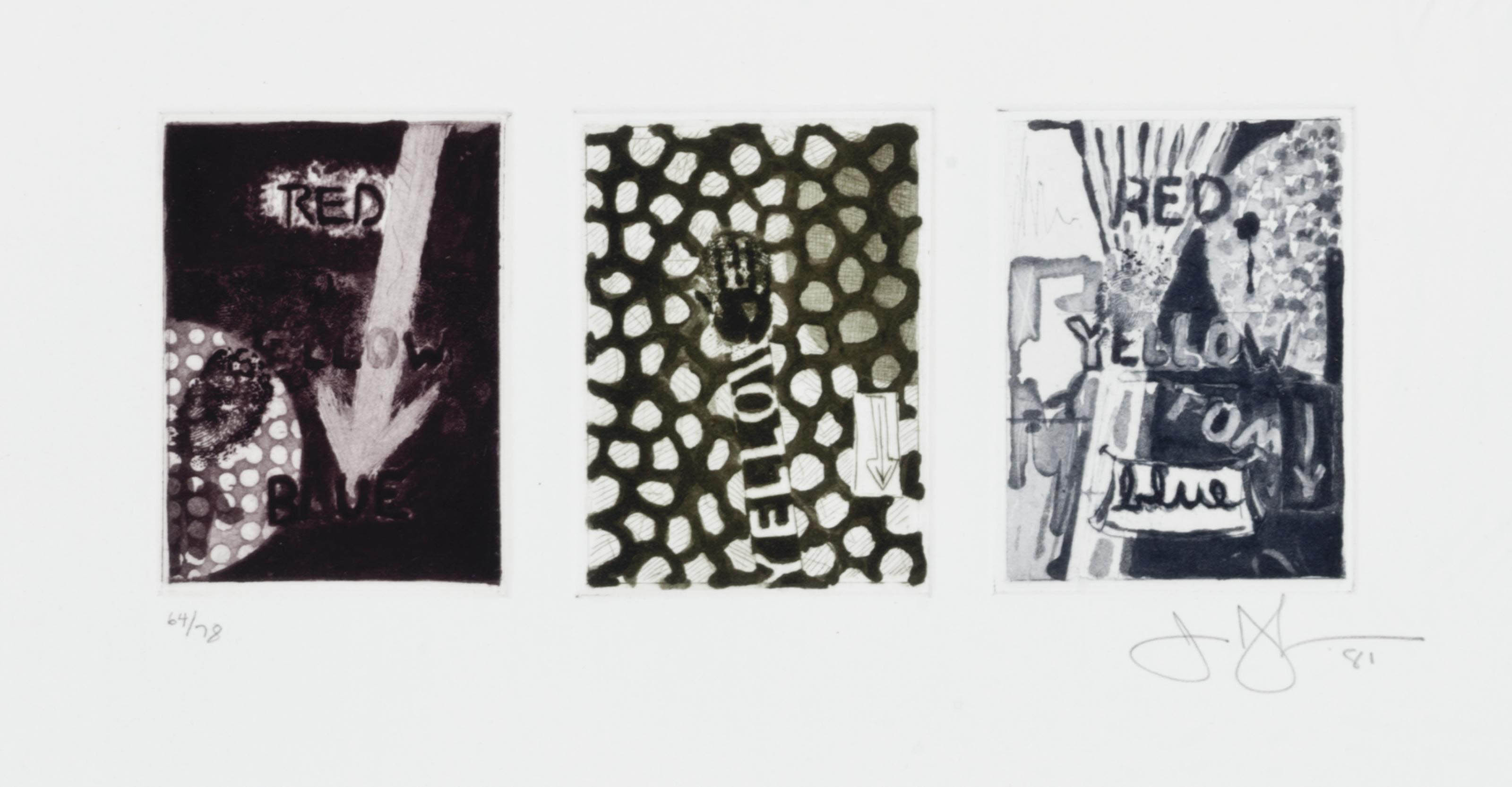 Jasper Johns — Без названия (ULAE 217)