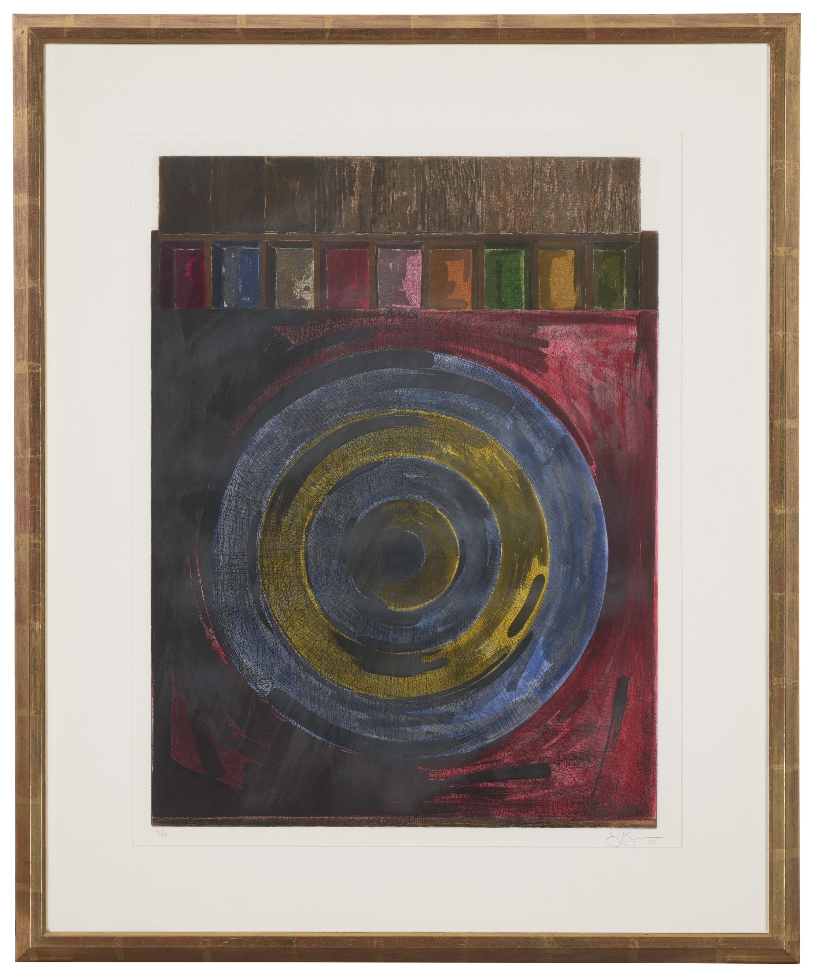 Jasper Johns — Мишень с гипсовыми слепками, изображение 2
