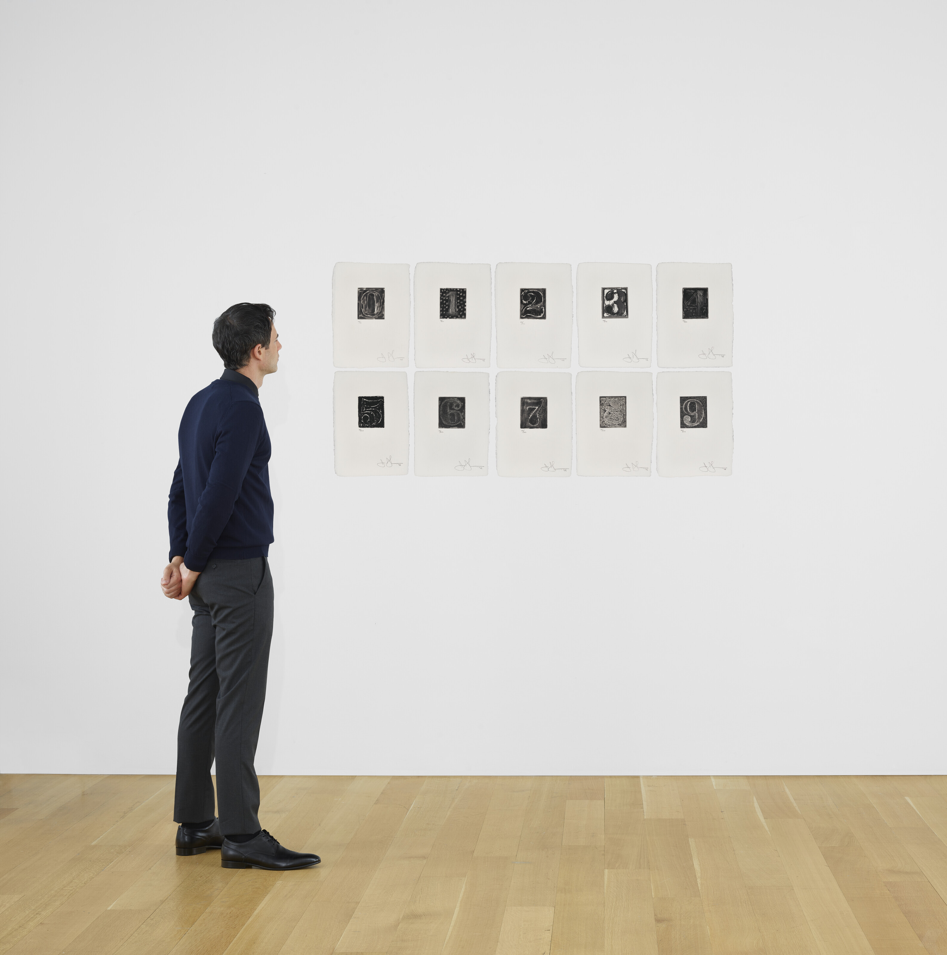Jasper Johns — 0-9 (Набор из десяти цифр), изображение 21