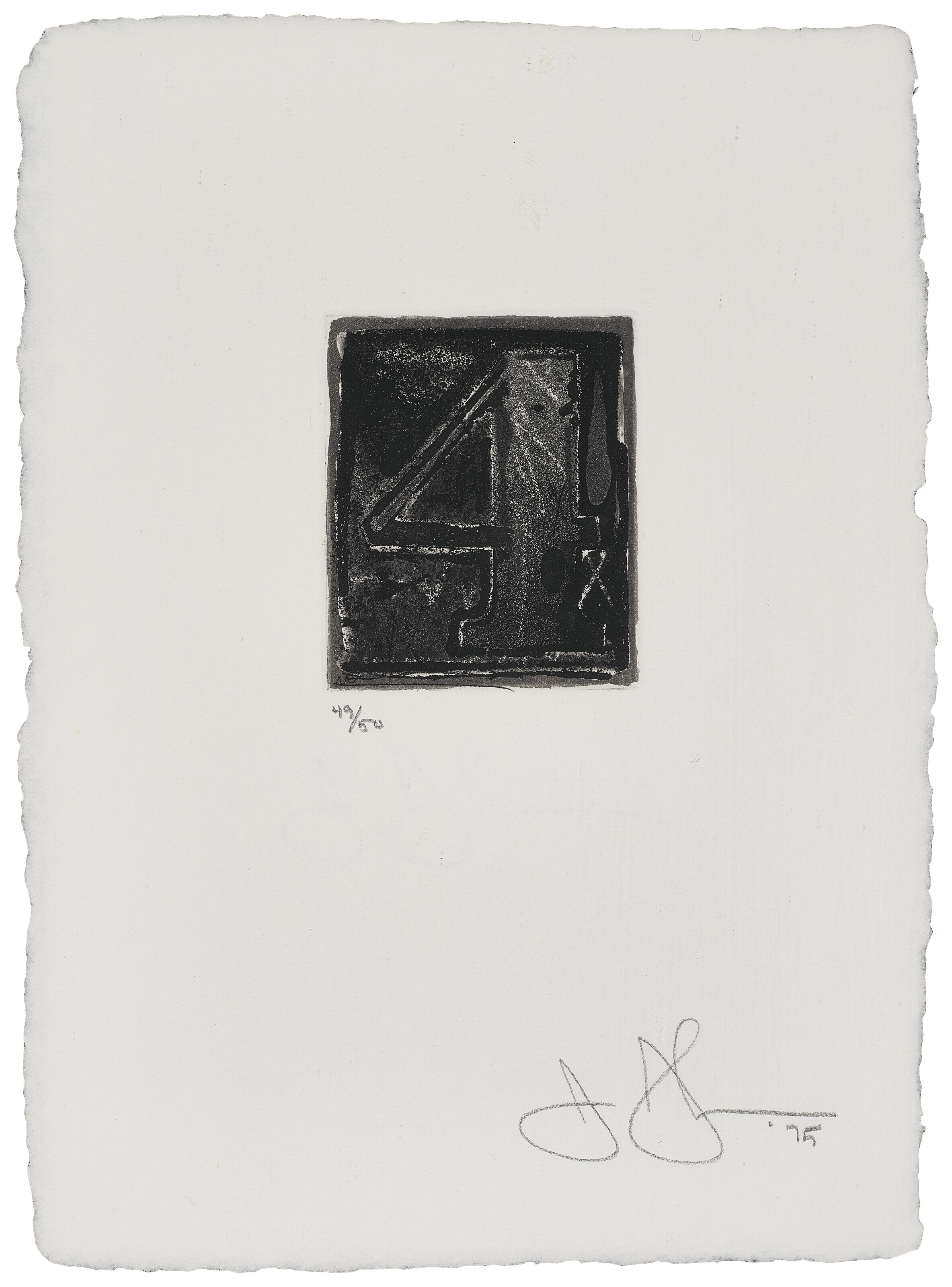 Jasper Johns — 0-9 (Набор из десяти цифр), изображение 6