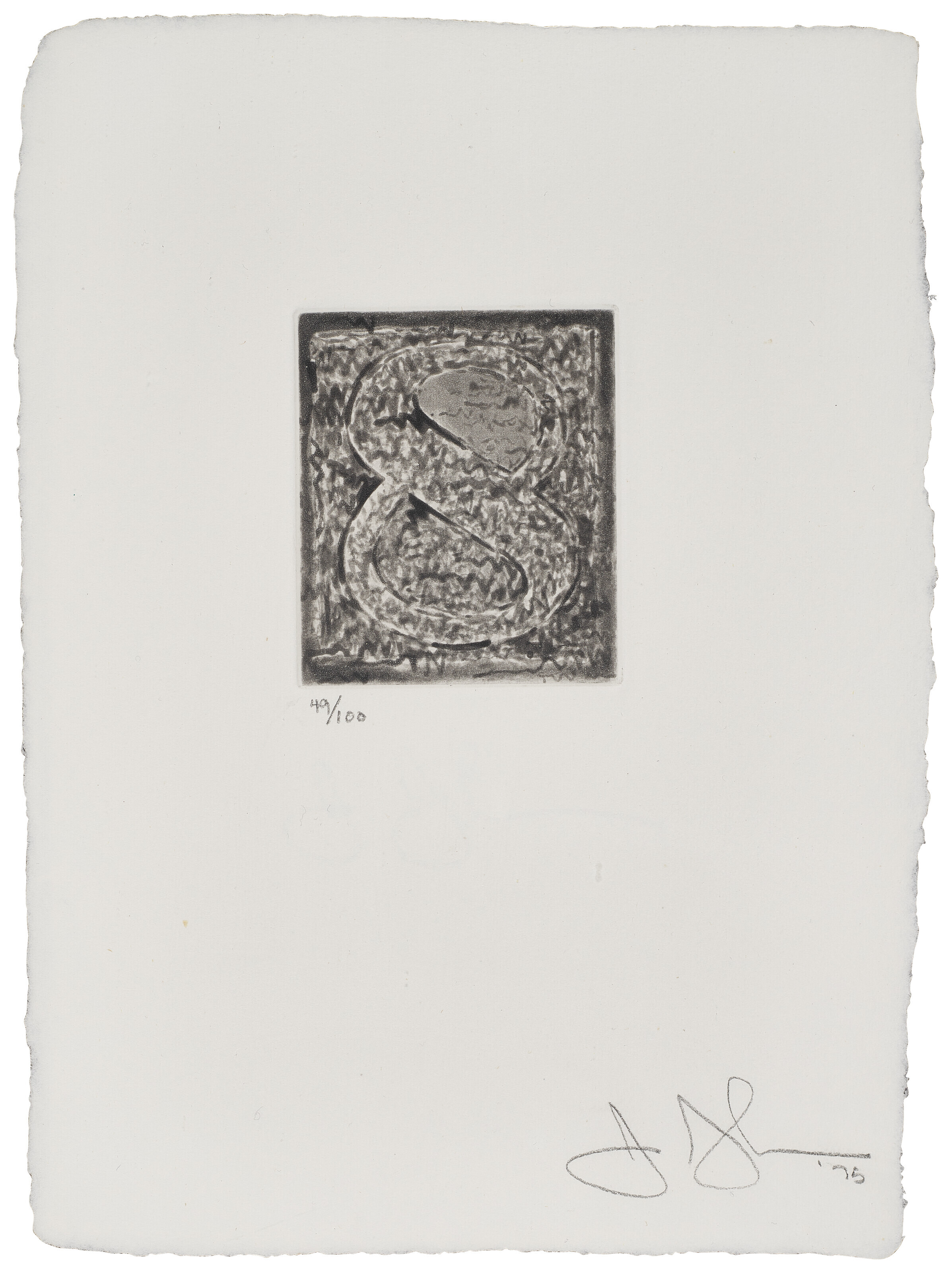 Jasper Johns — 0-9 (Набор из десяти цифр), изображение 10