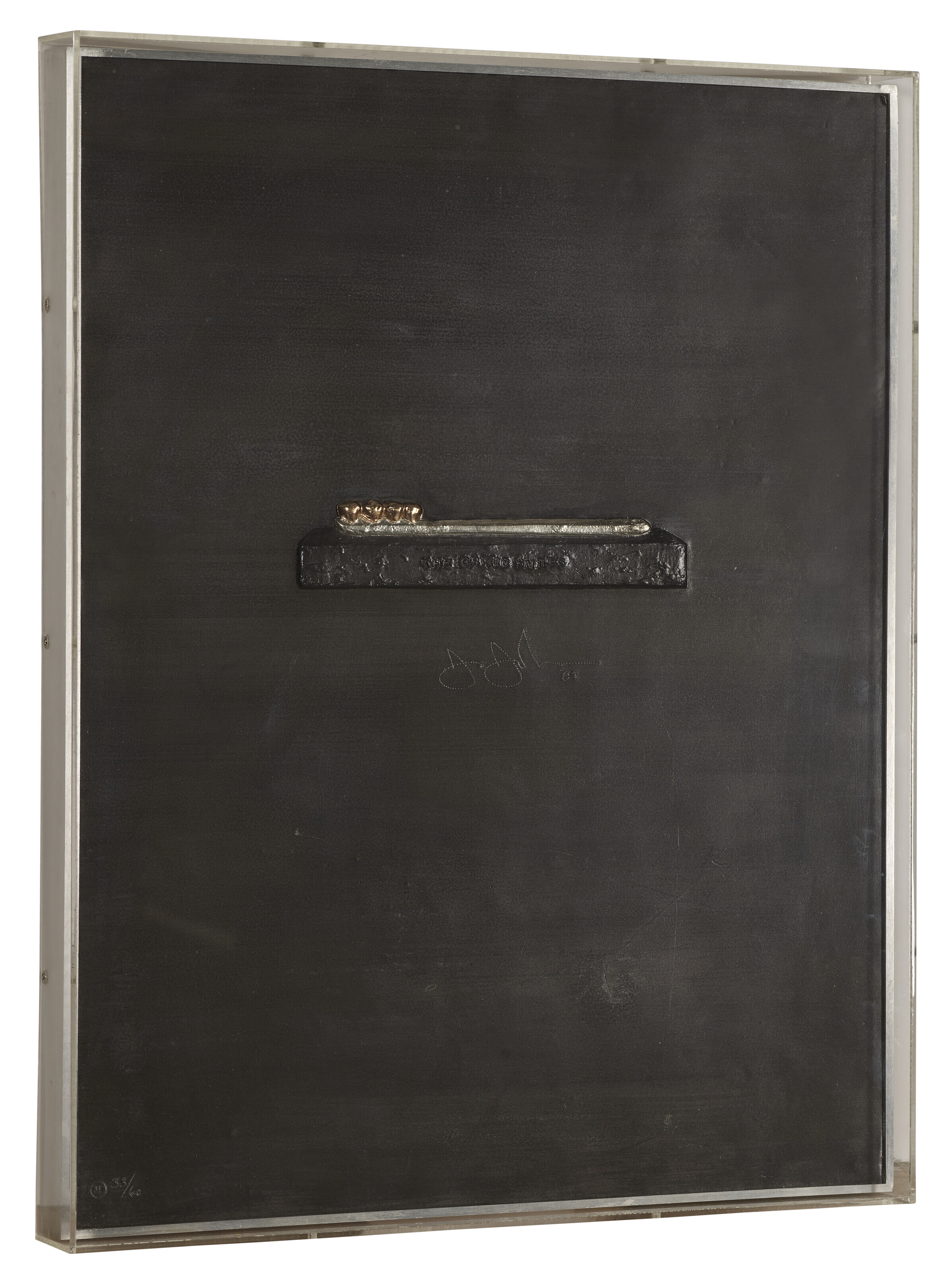Jasper Johns — Критик улыбается со свинцовых рельефов, изображение 2