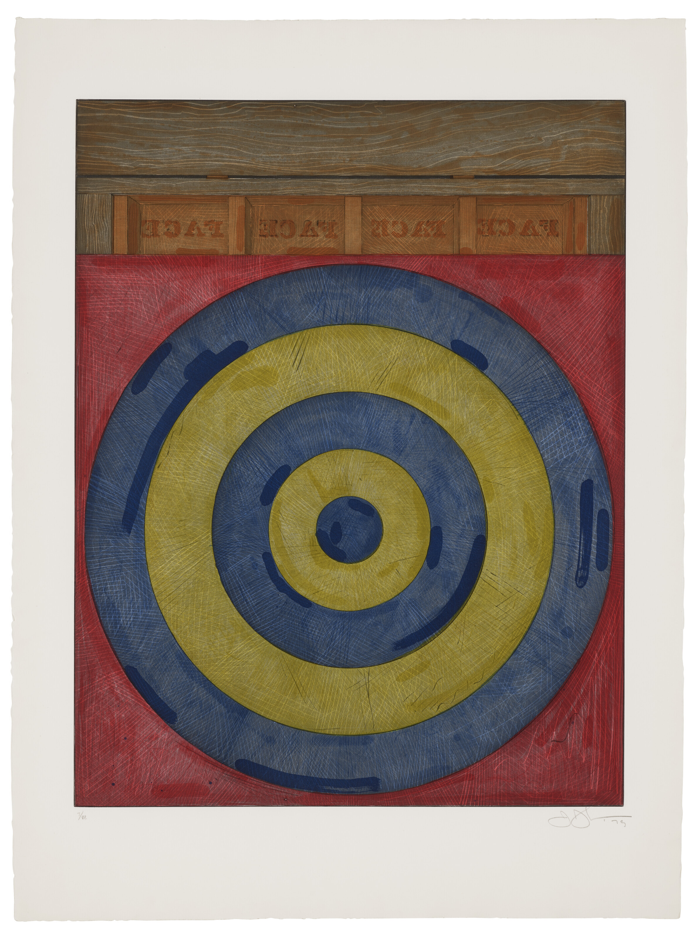 Jasper Johns — Мишень с четырьмя гранями
