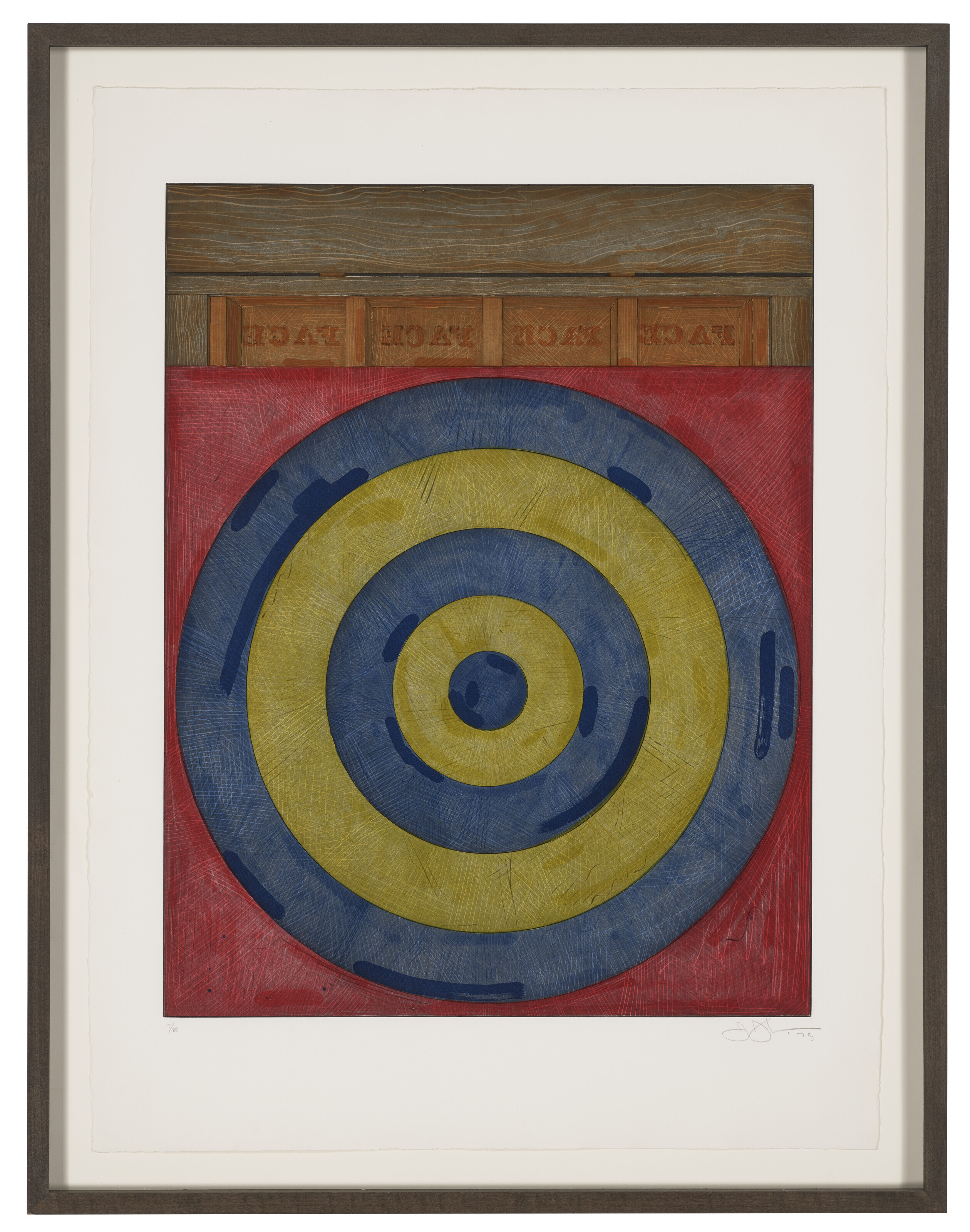 Jasper Johns — Мишень с четырьмя гранями, изображение 2