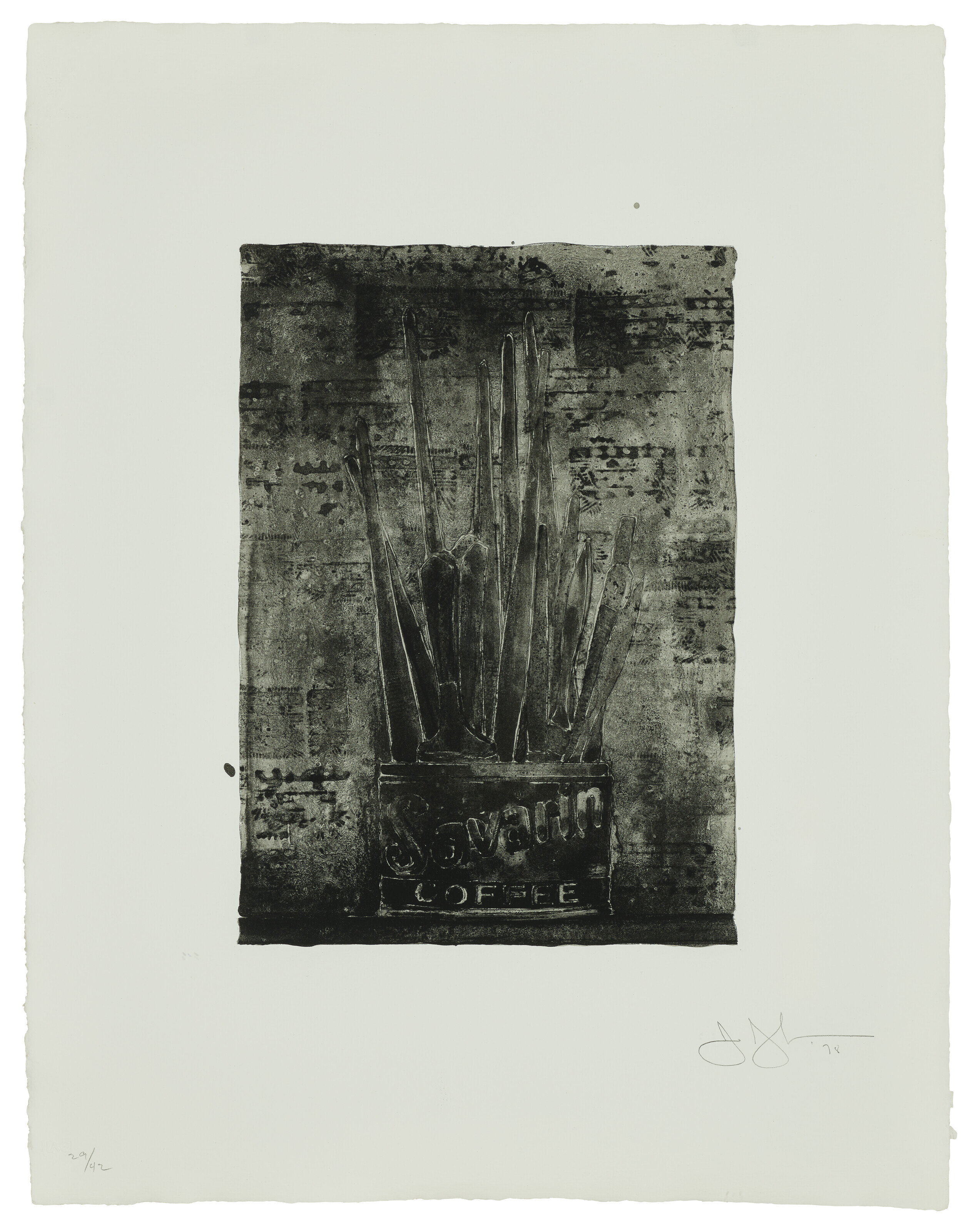 Jasper Johns — Саварин 1 (печенье)