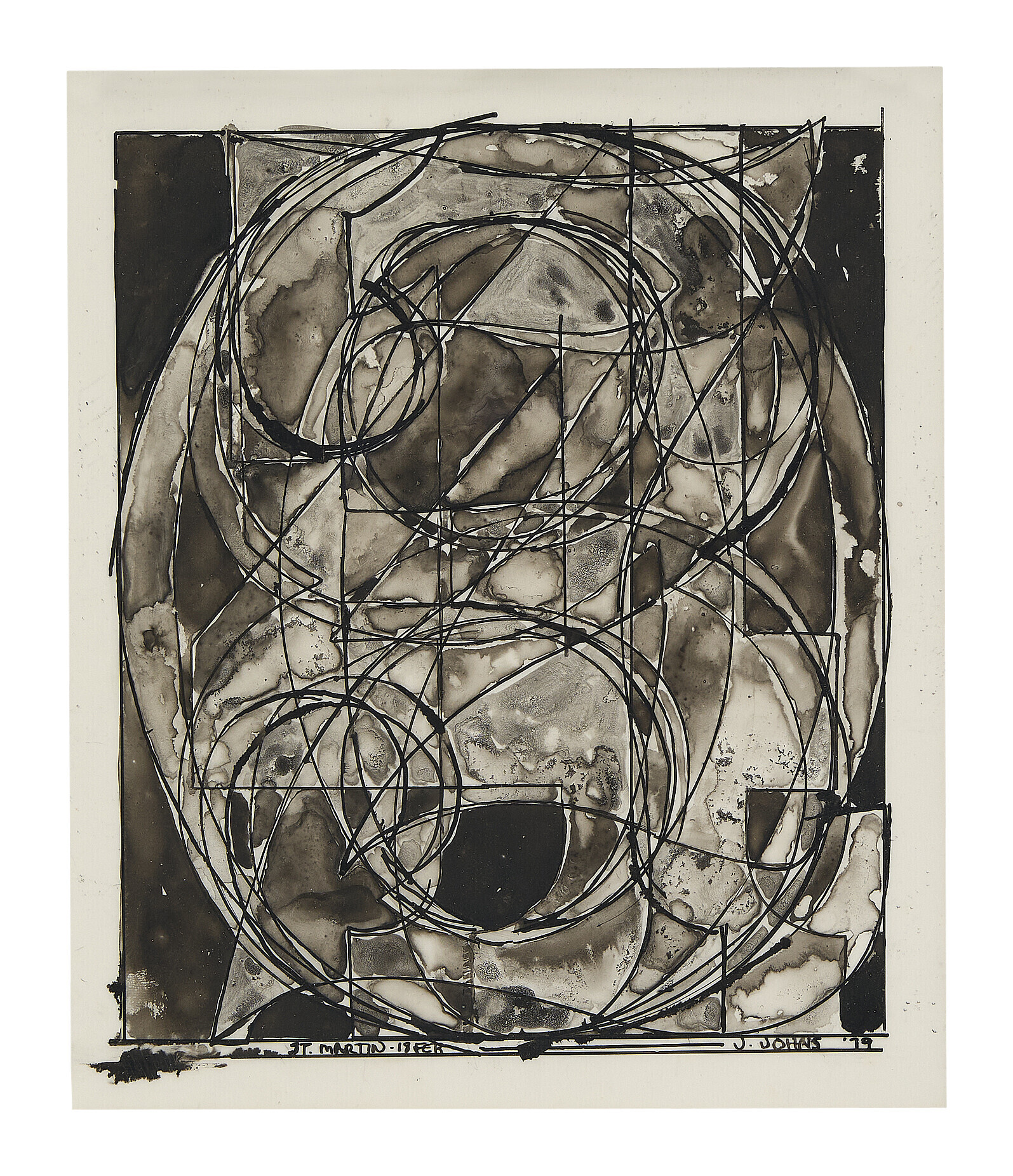 Jasper Johns — от 0 до 9