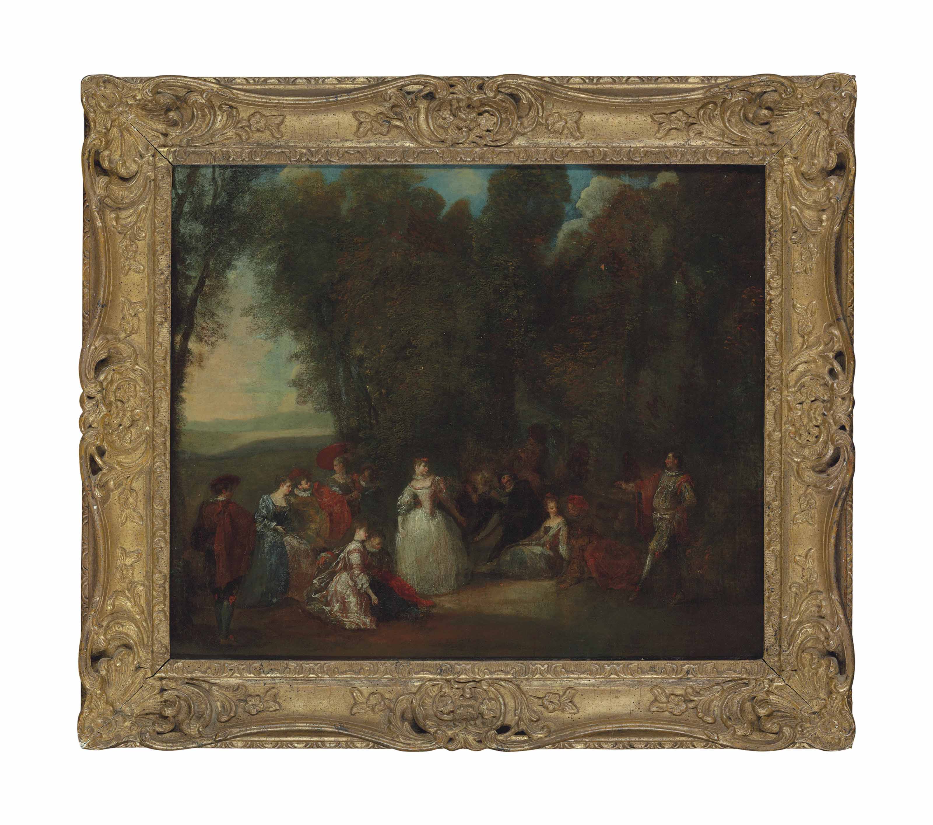 Jean Antoine Watteau — Праздничный вечер