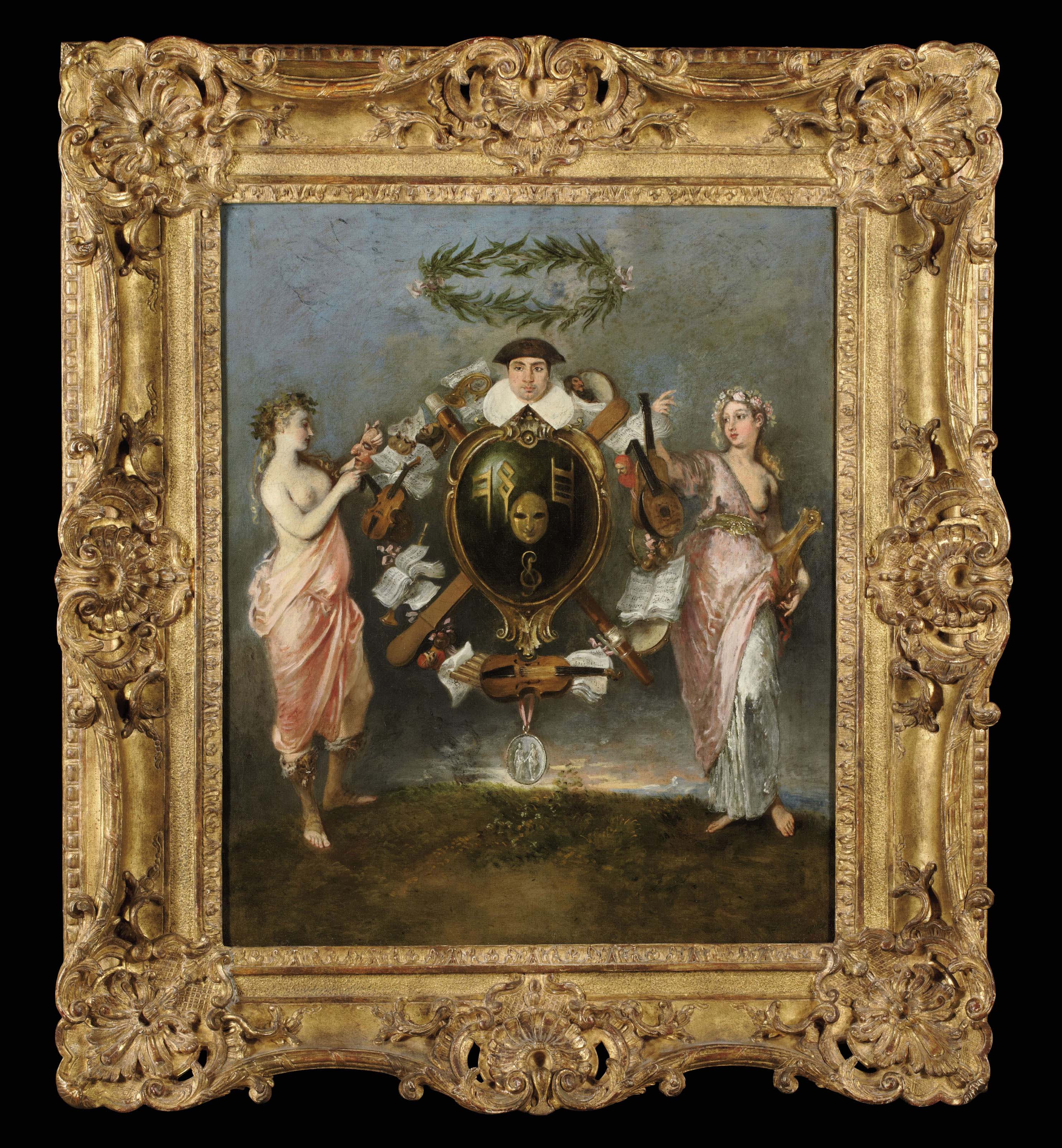 Jean Antoine Watteau — Союз комедии и музыки