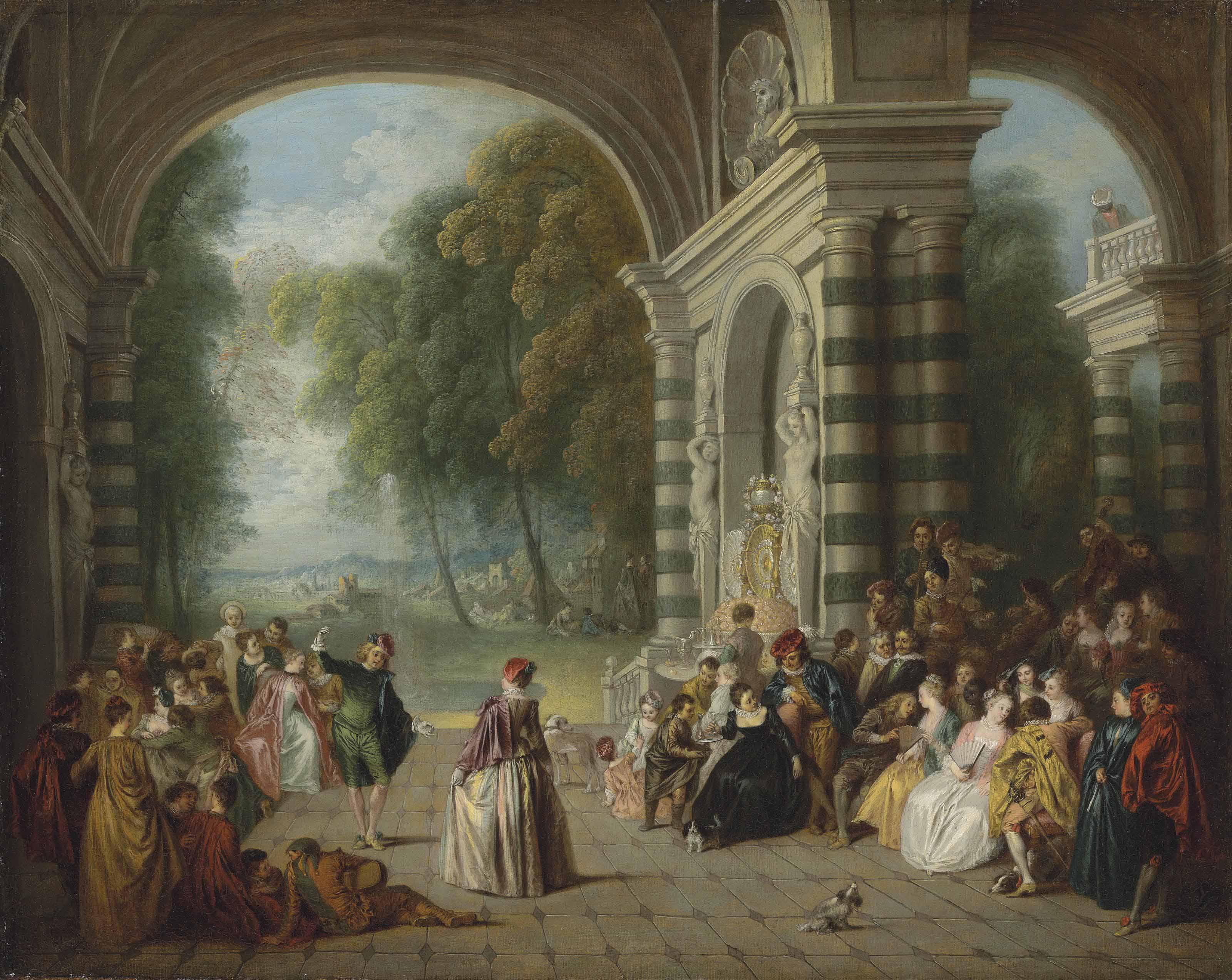 Jean Antoine Watteau — Наслаждение от Бала