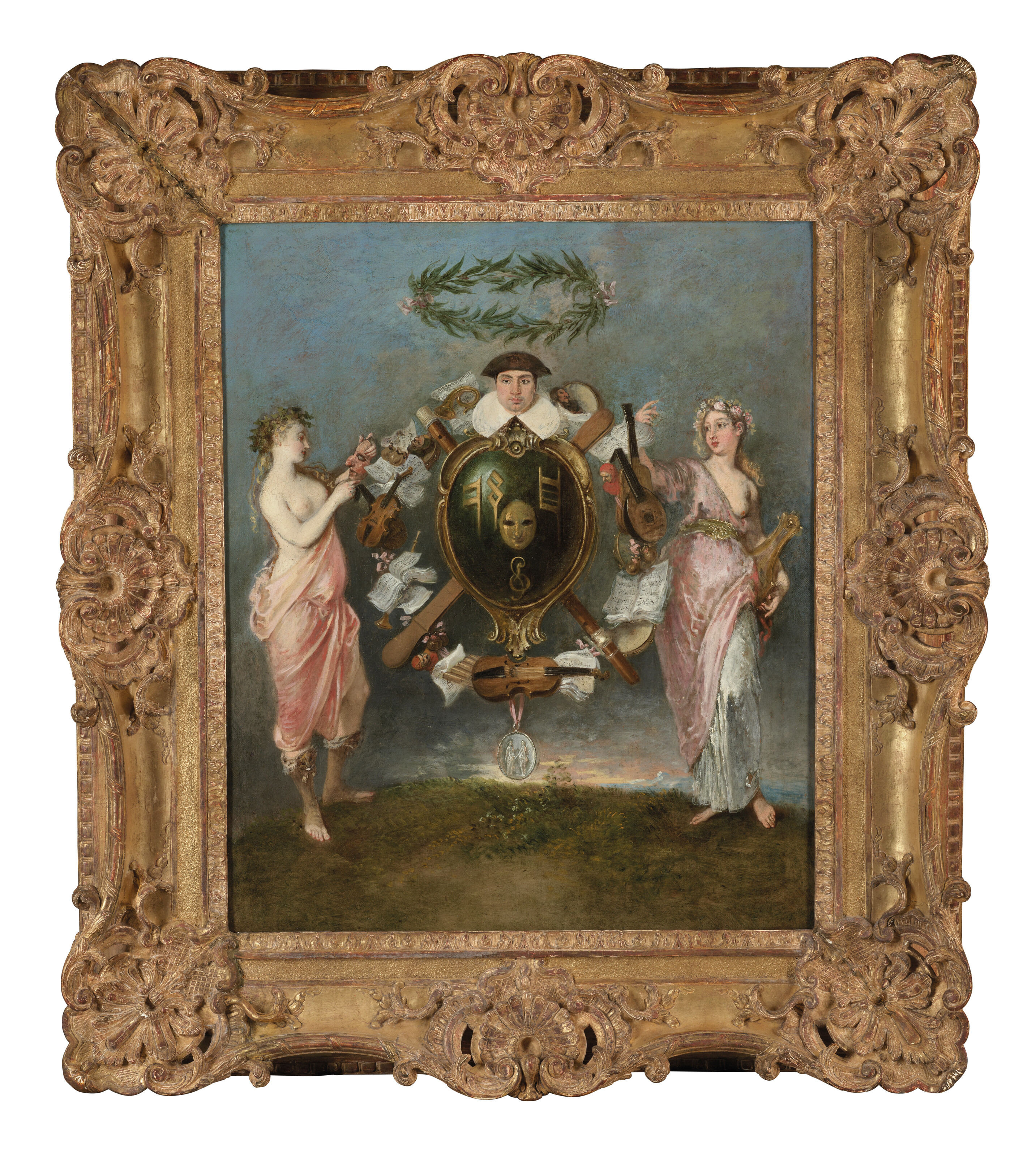 Jean Antoine Watteau — Альянс музыки и комедии, изображение 2
