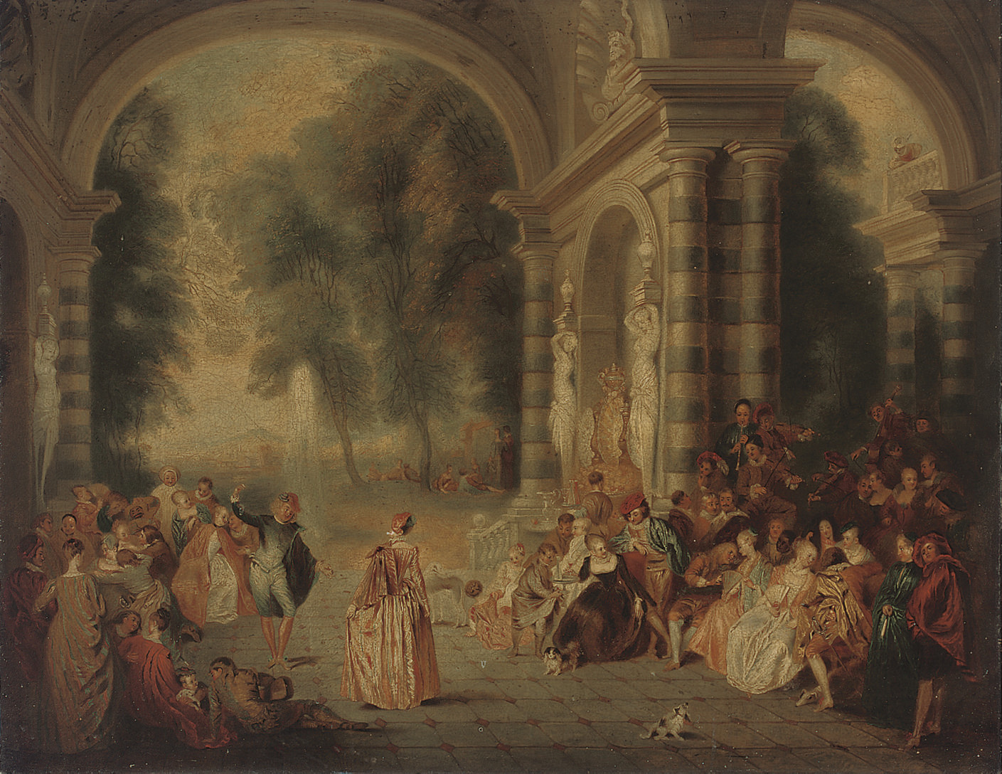 Jean Antoine Watteau — Наслаждение от Бала