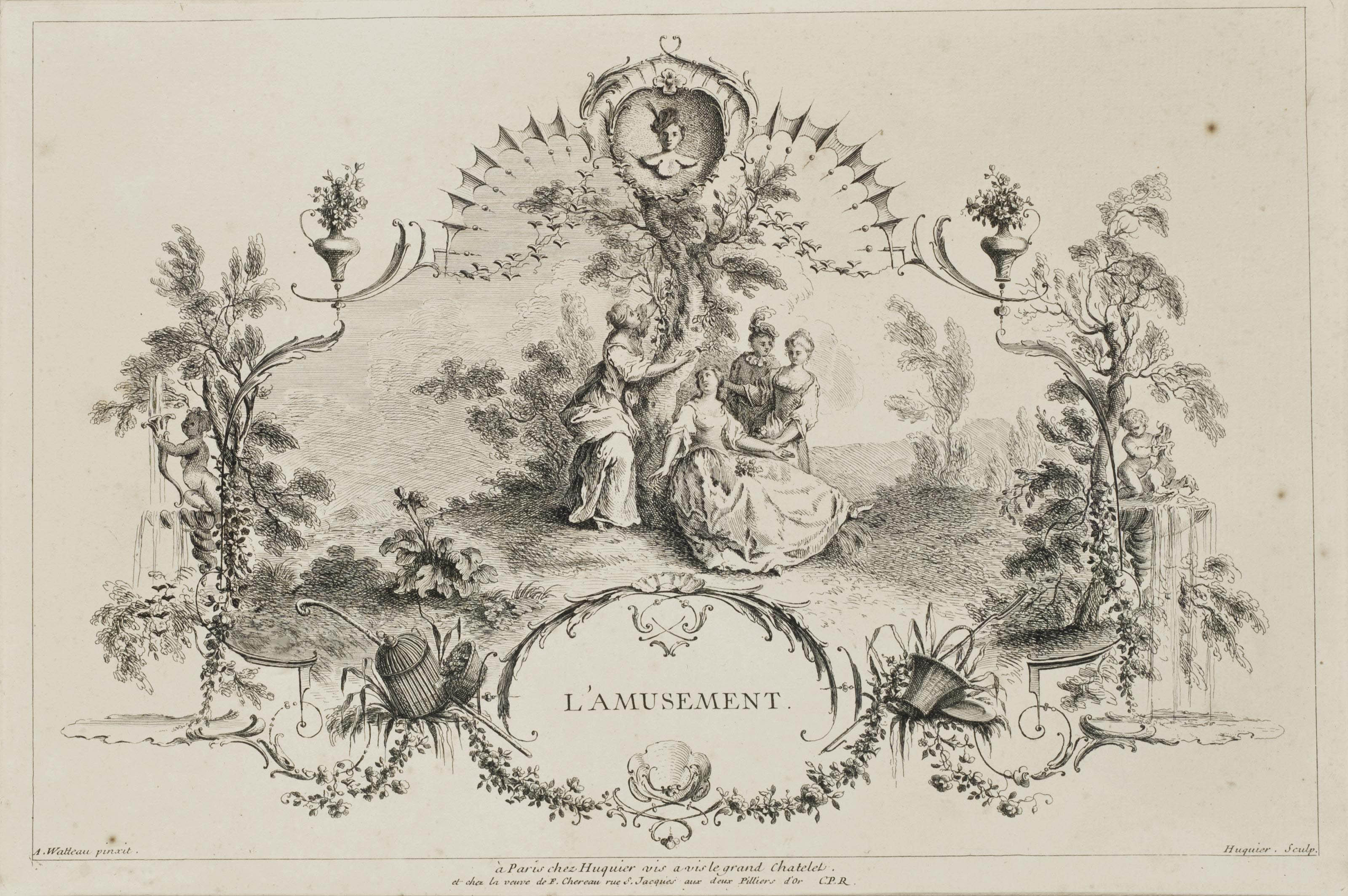 Jean Antoine Watteau — Мы встречаемся на ранчо ; Мы развлекаемся вместе