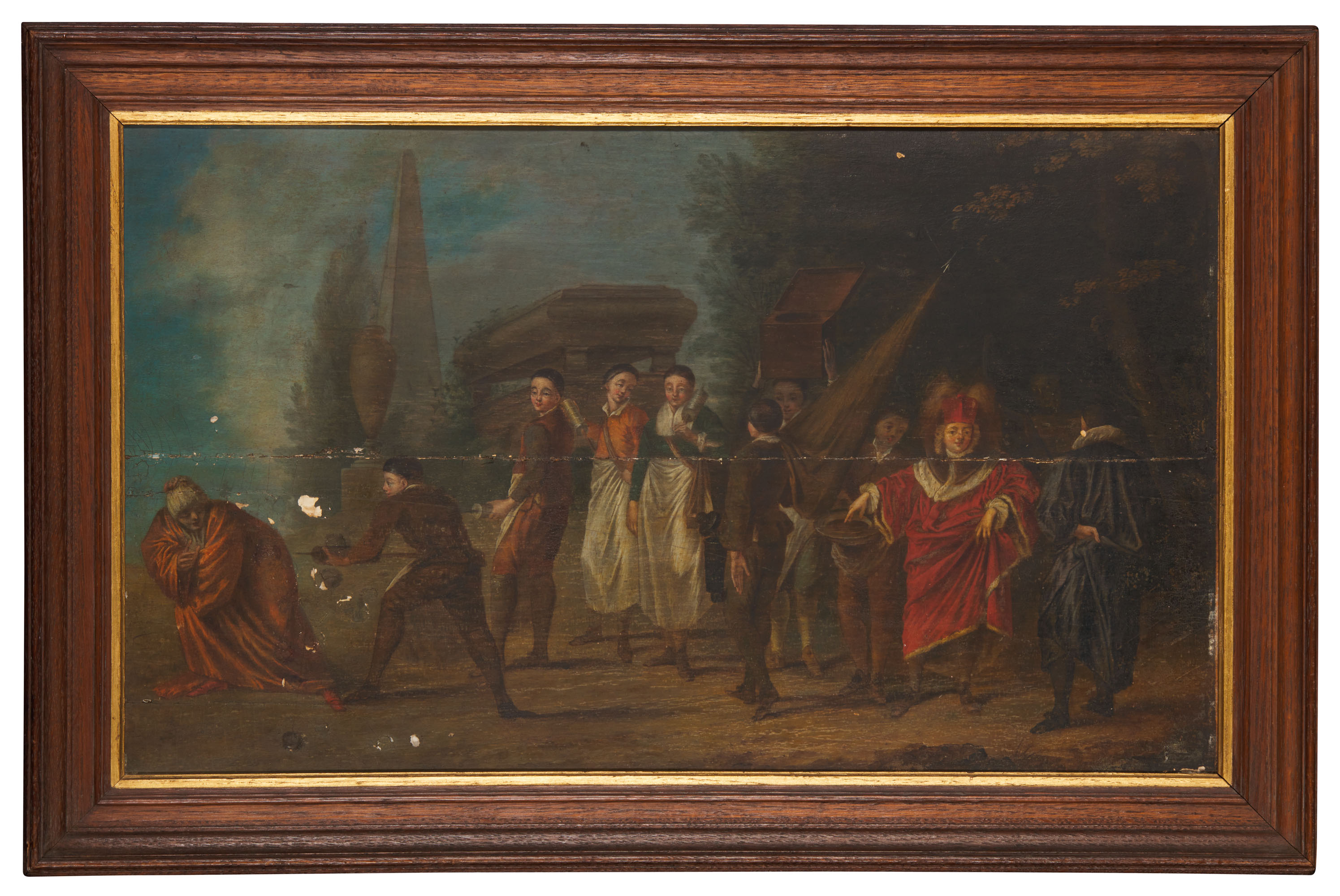 Jean Antoine Watteau — Одна из сцен театра для врачей