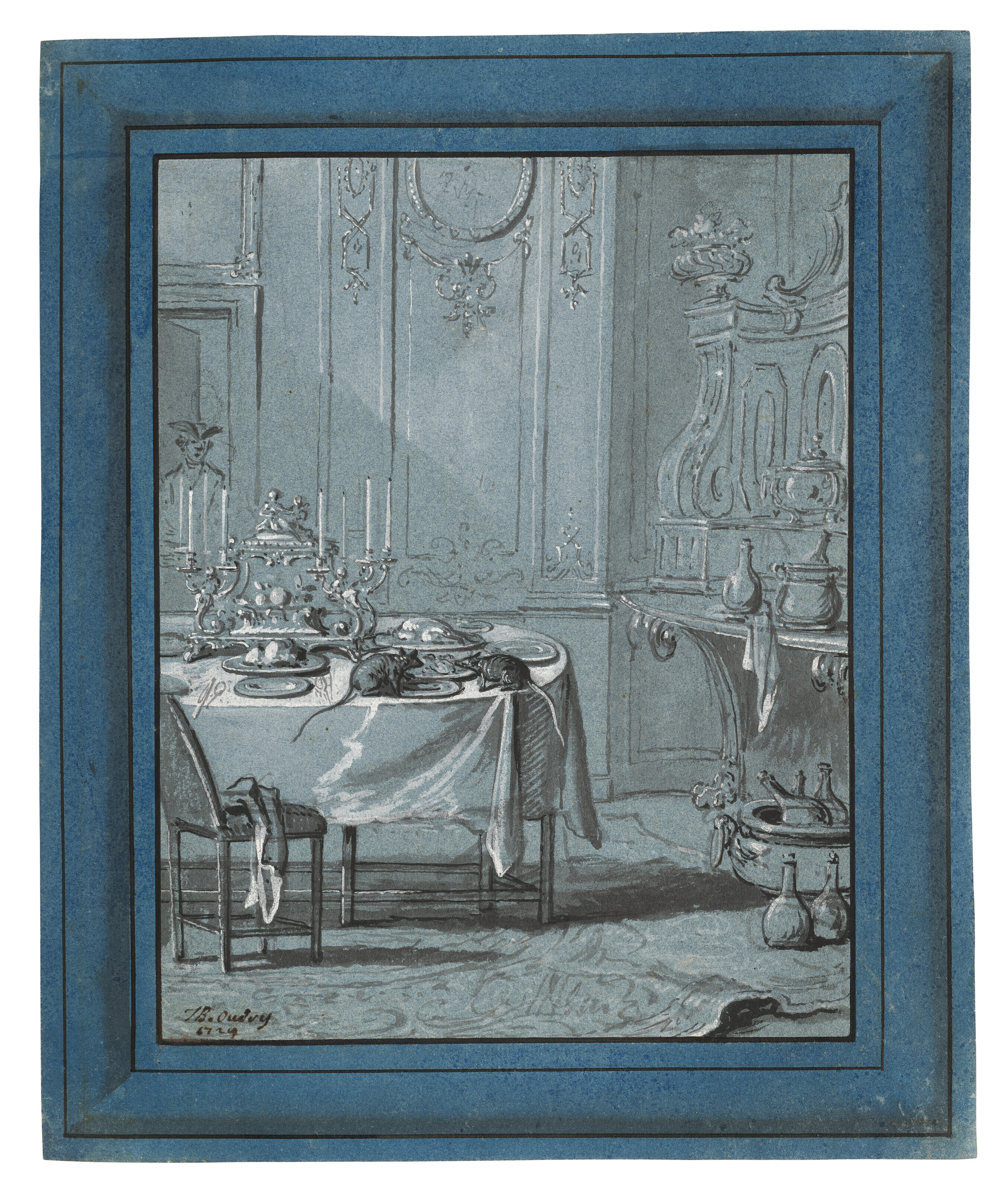 Jean Baptiste Oudry — Альбом с фронтисписом и 138 иллюстрациями к I-VI книгам басен Жана де Лафонтена, изображение 2