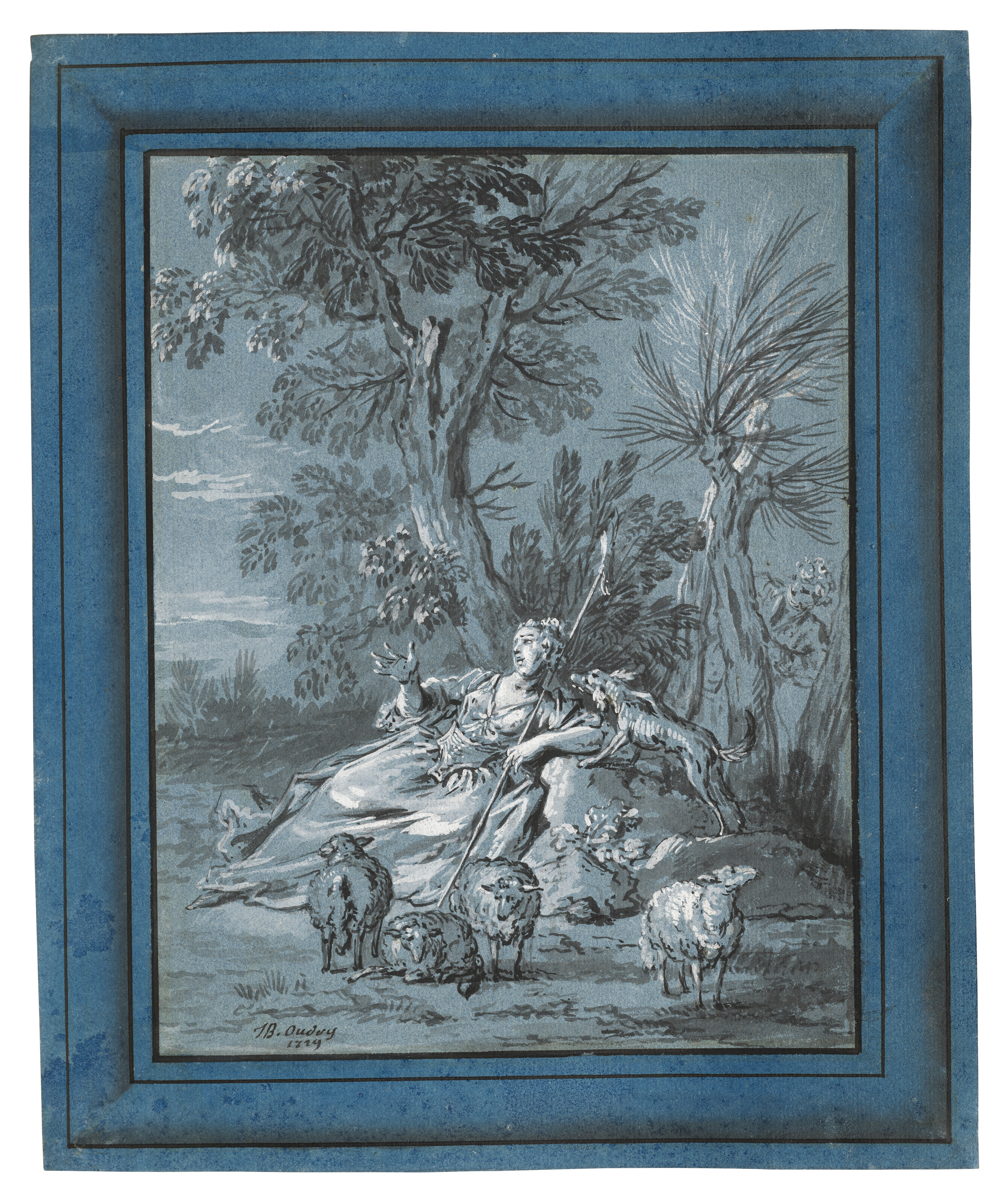 Jean Baptiste Oudry — Альбом с фронтисписом и 138 иллюстрациями к I-VI книгам басен Жана де Лафонтена, изображение 4