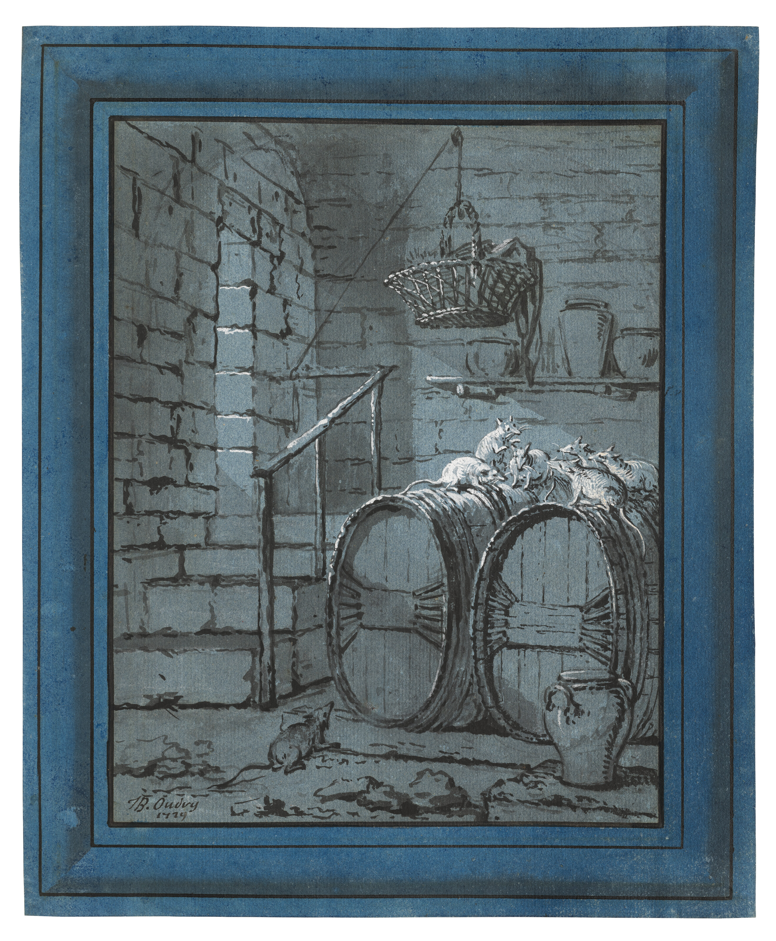 Jean Baptiste Oudry — Альбом с фронтисписом и 138 иллюстрациями к I-VI книгам басен Жана де Лафонтена, изображение 5