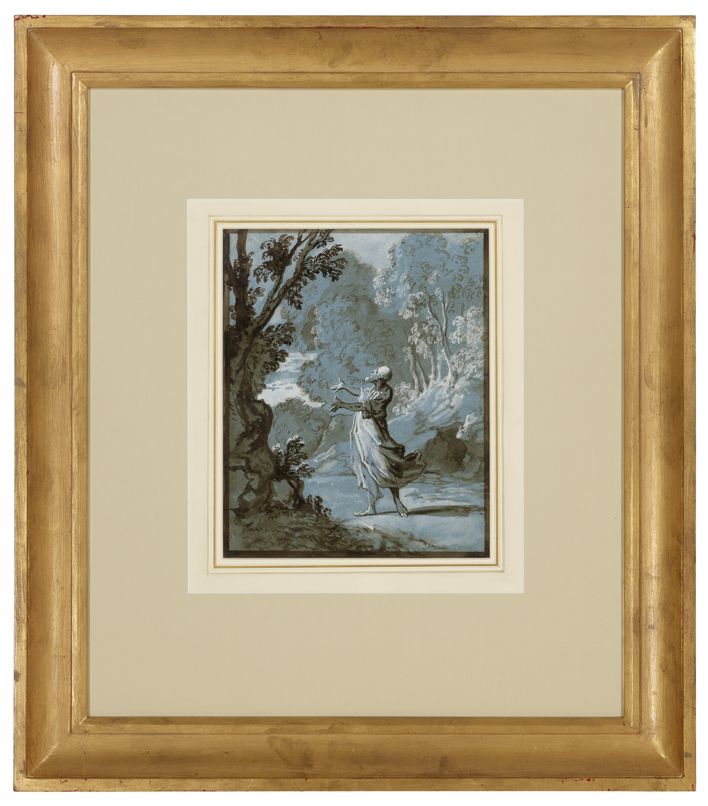 Jean Baptiste Oudry — Святой Феликс (?) танцует в пустыне, изображение 2