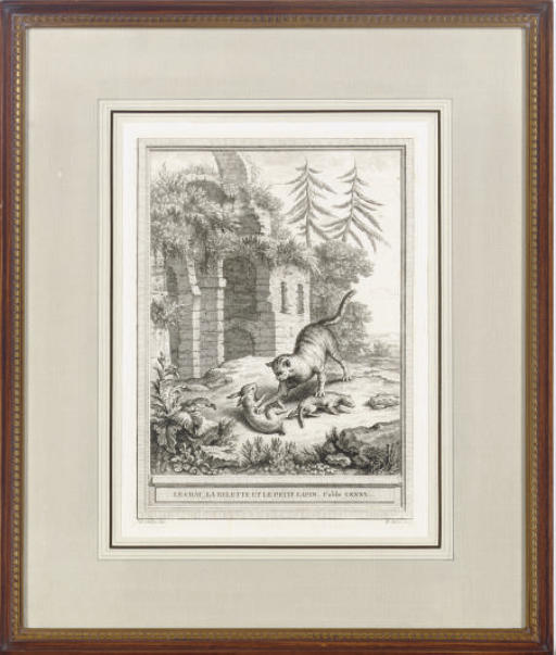 Jean Baptiste Oudry — Басни Лафонтена: Две тарелки